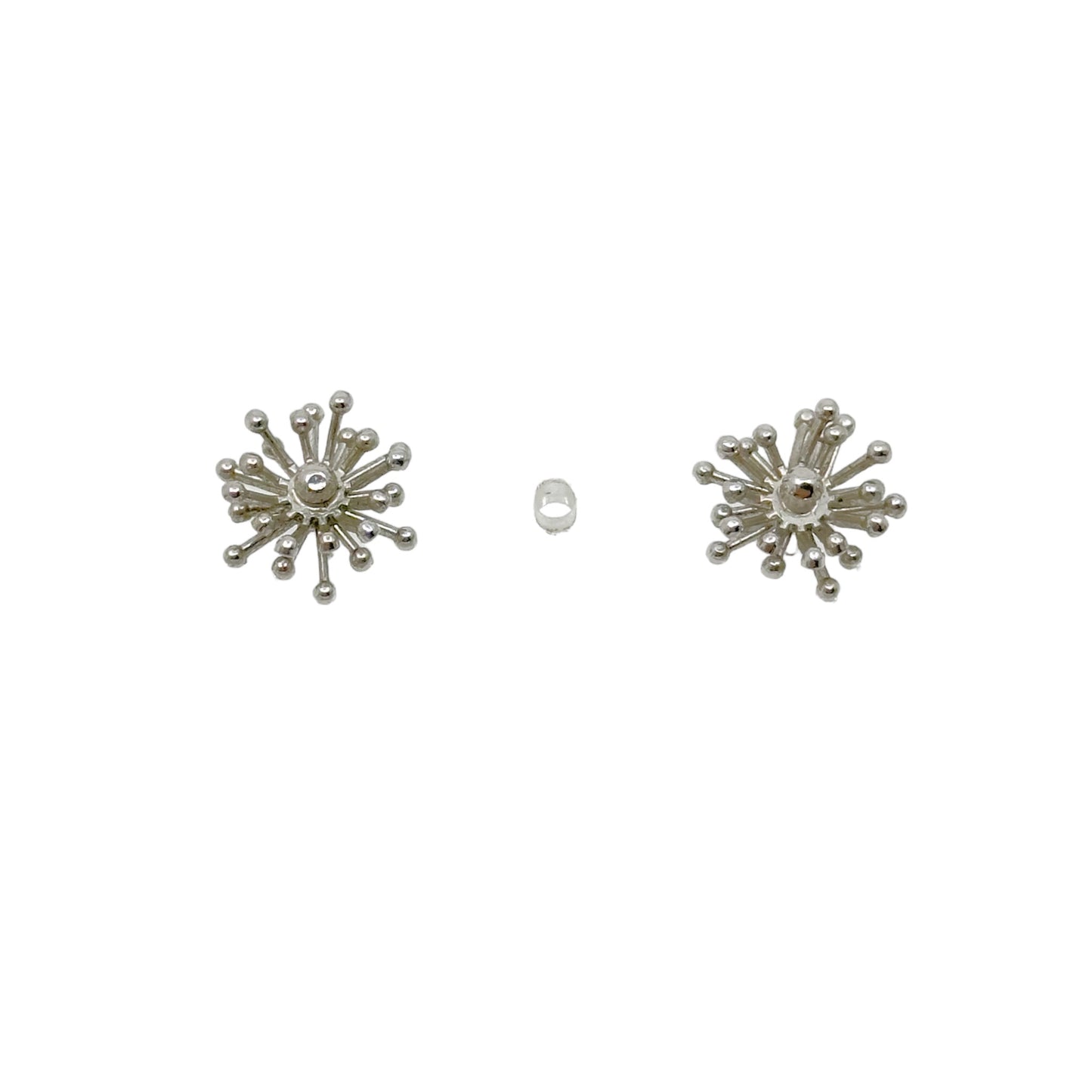 Atomic Starburst Sunburst Sterling silver stud earrings - GM1019