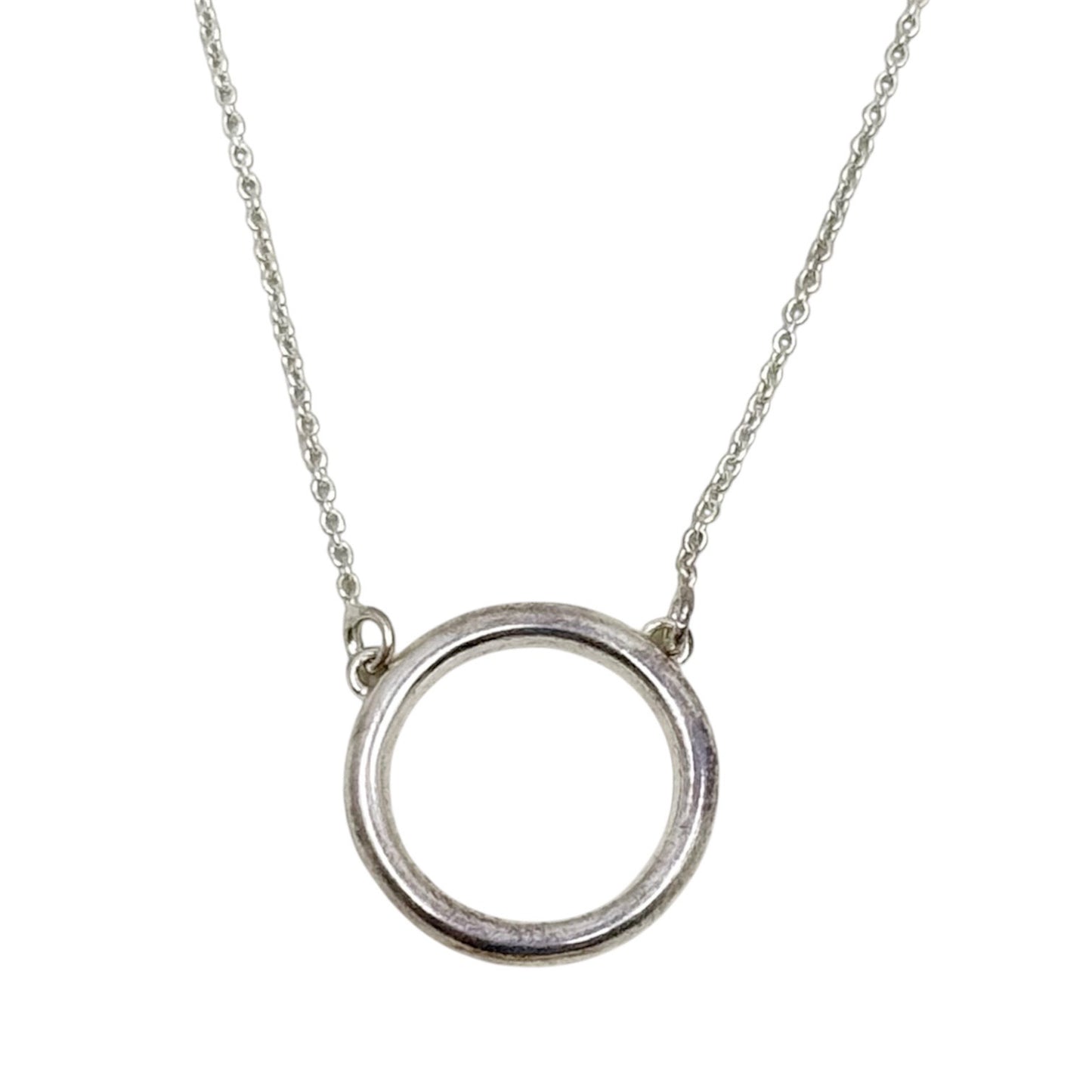 sterling silver circle necklace - GM1021