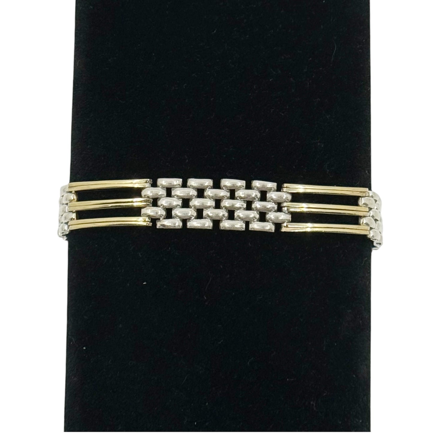 Gold vermeil Sterling silver link bracelet - GM1027