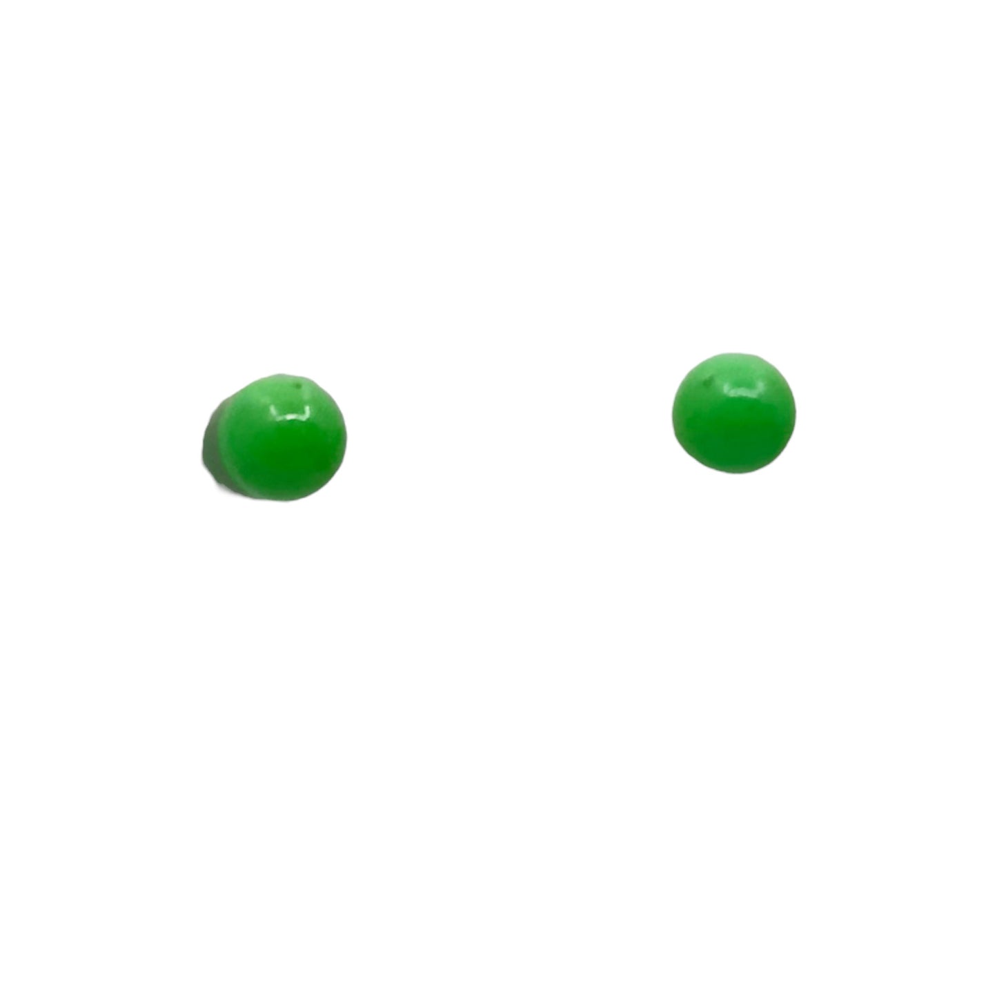 Sterling silver lucite stud earrings - GM1030