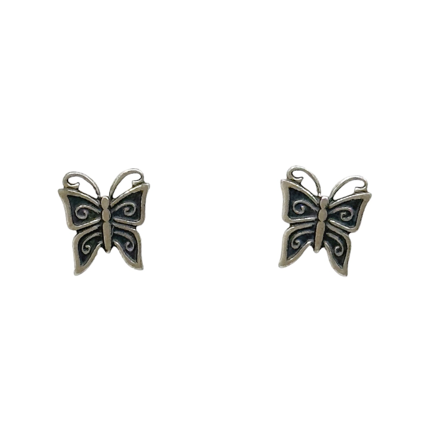 Sterling silver butterfly stud earrings - GM1036