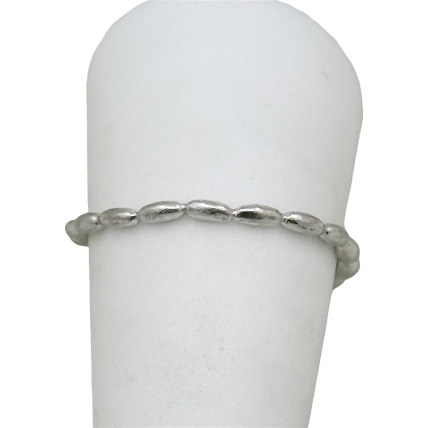 QG sterling silver bead band ring - GM104