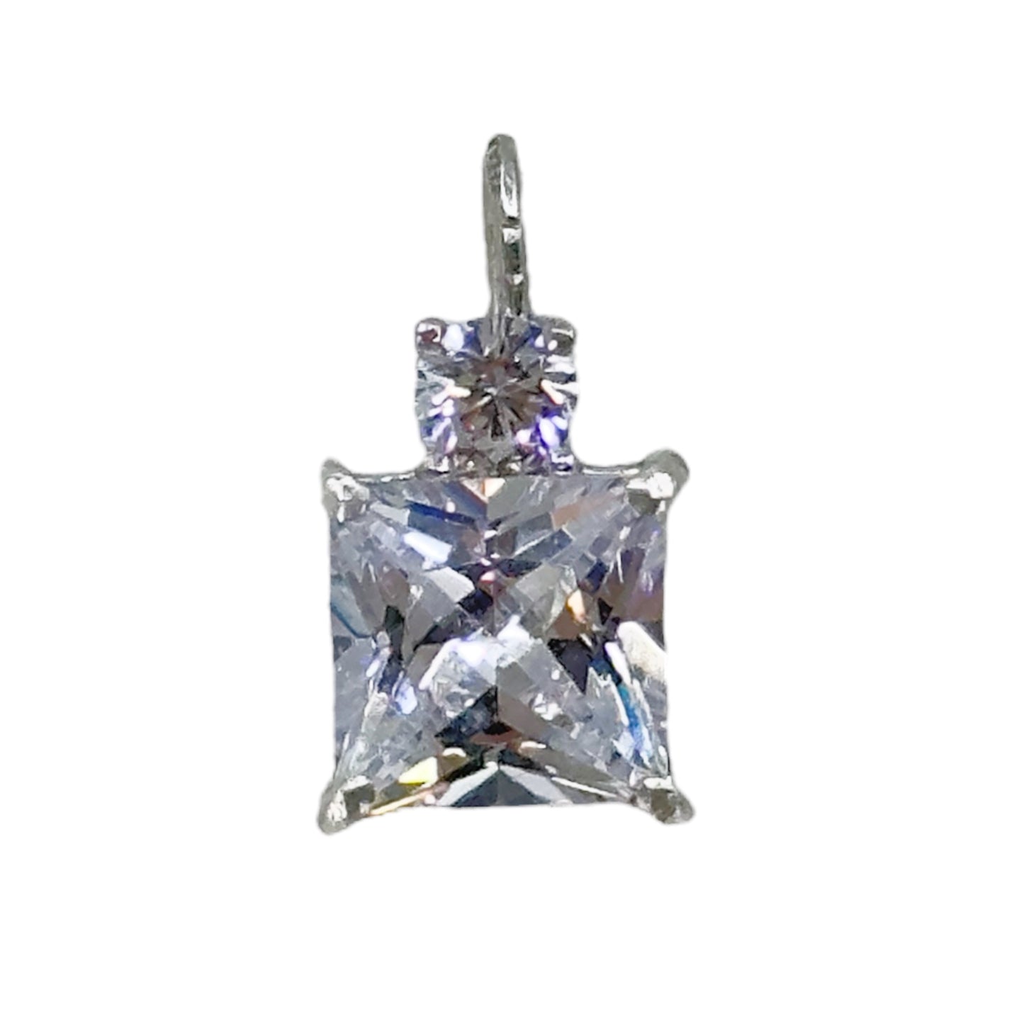 Sterling silver Cubic Zirconia pendant - GM1047