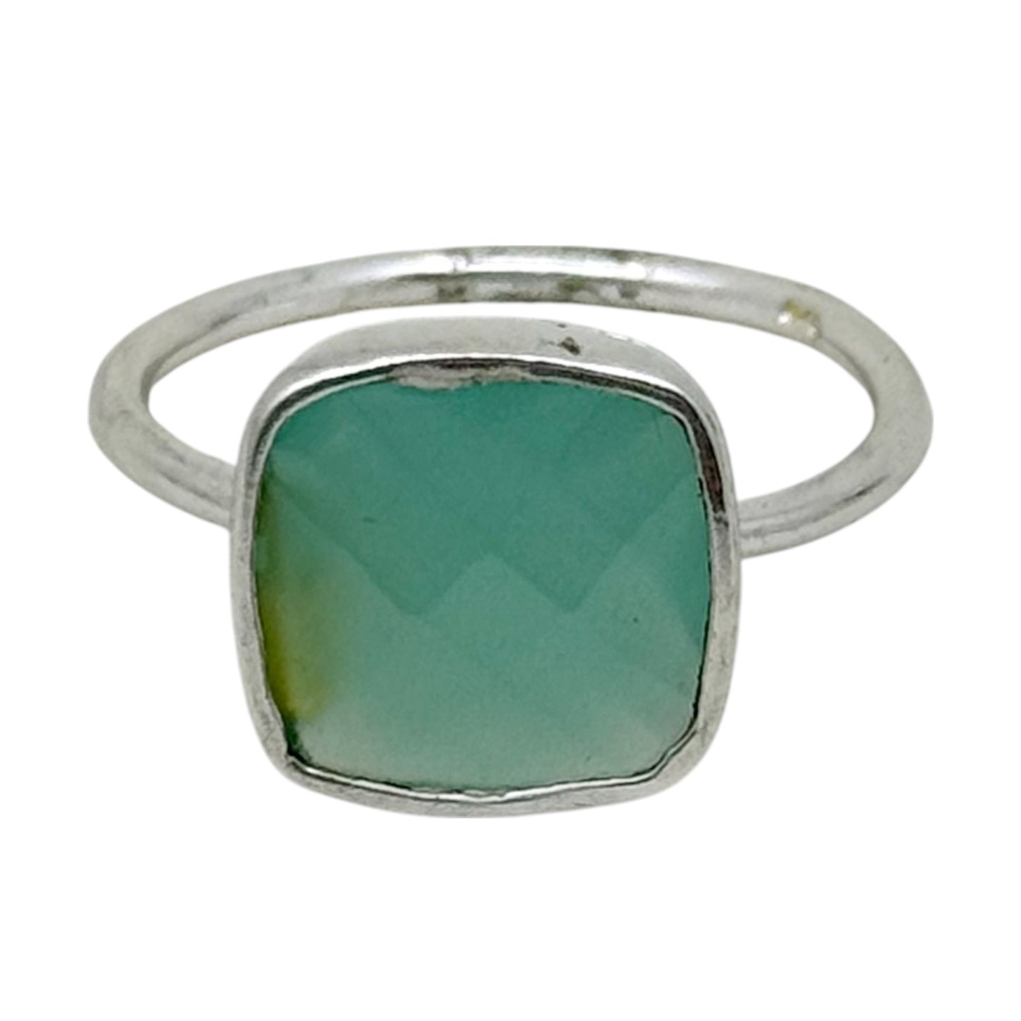 sterling silver chalcedony ring - GM1099