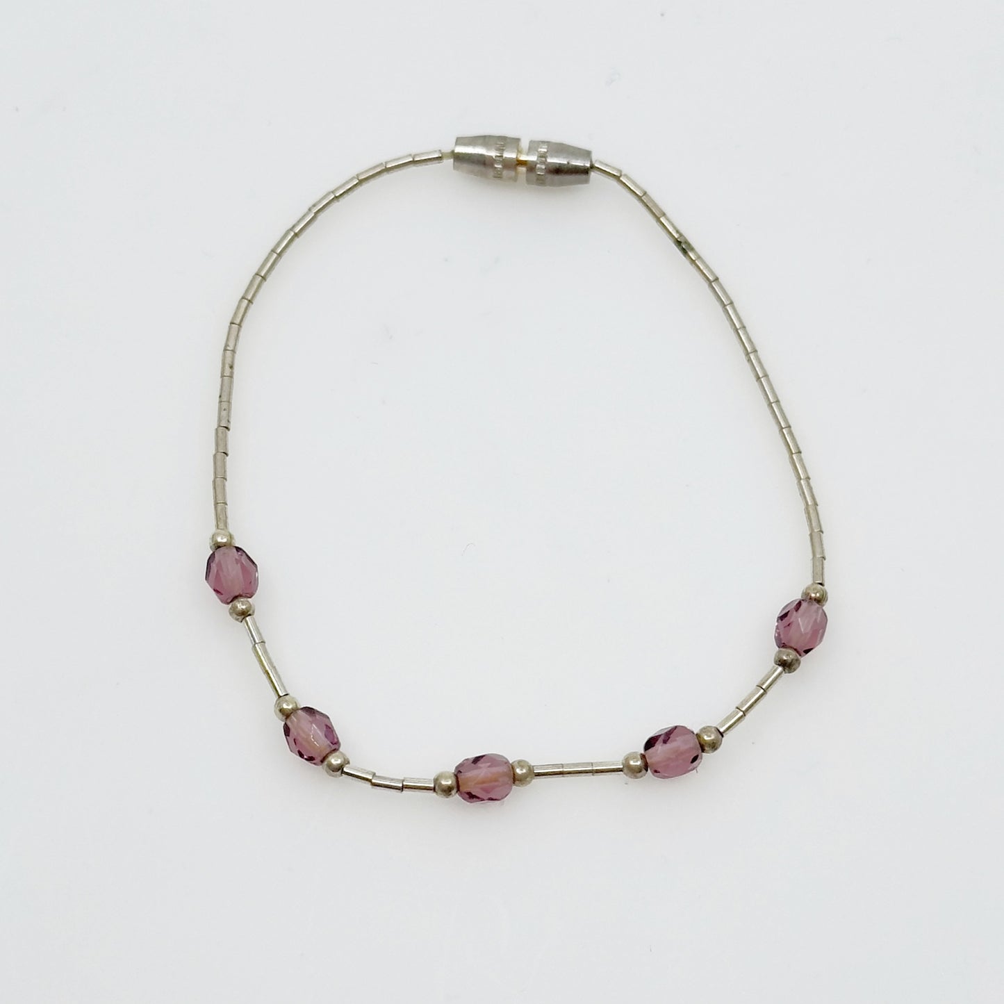Zuni Liquid Sterling silver amethyst bracelet - GM1100