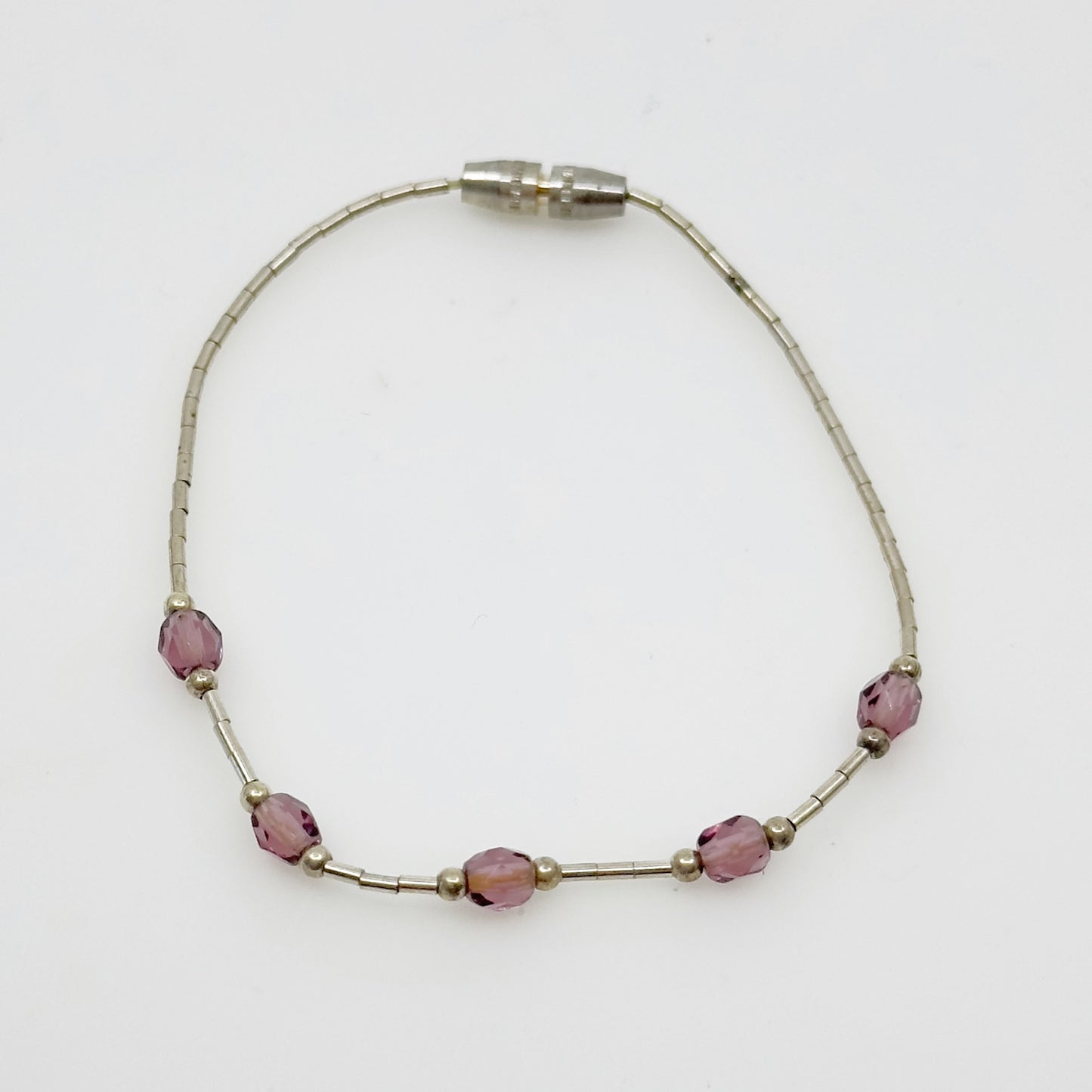 Zuni Liquid Sterling silver amethyst bracelet - GM1100