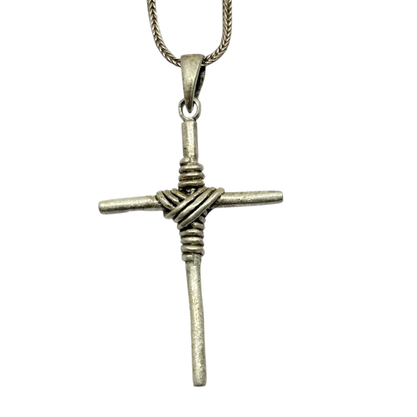 Vintage Sterling Silver cross pendant - GM1136