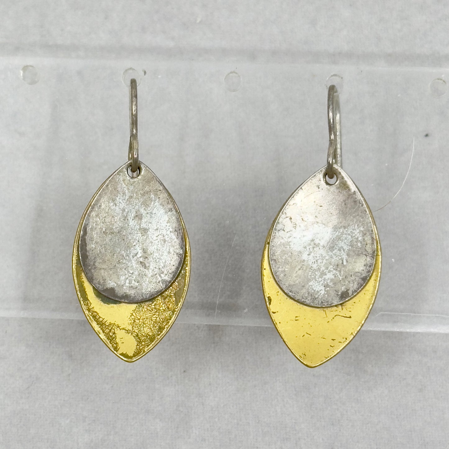 Vintage Marjorie Bear MB SF Mixed Metal earrings GM1159