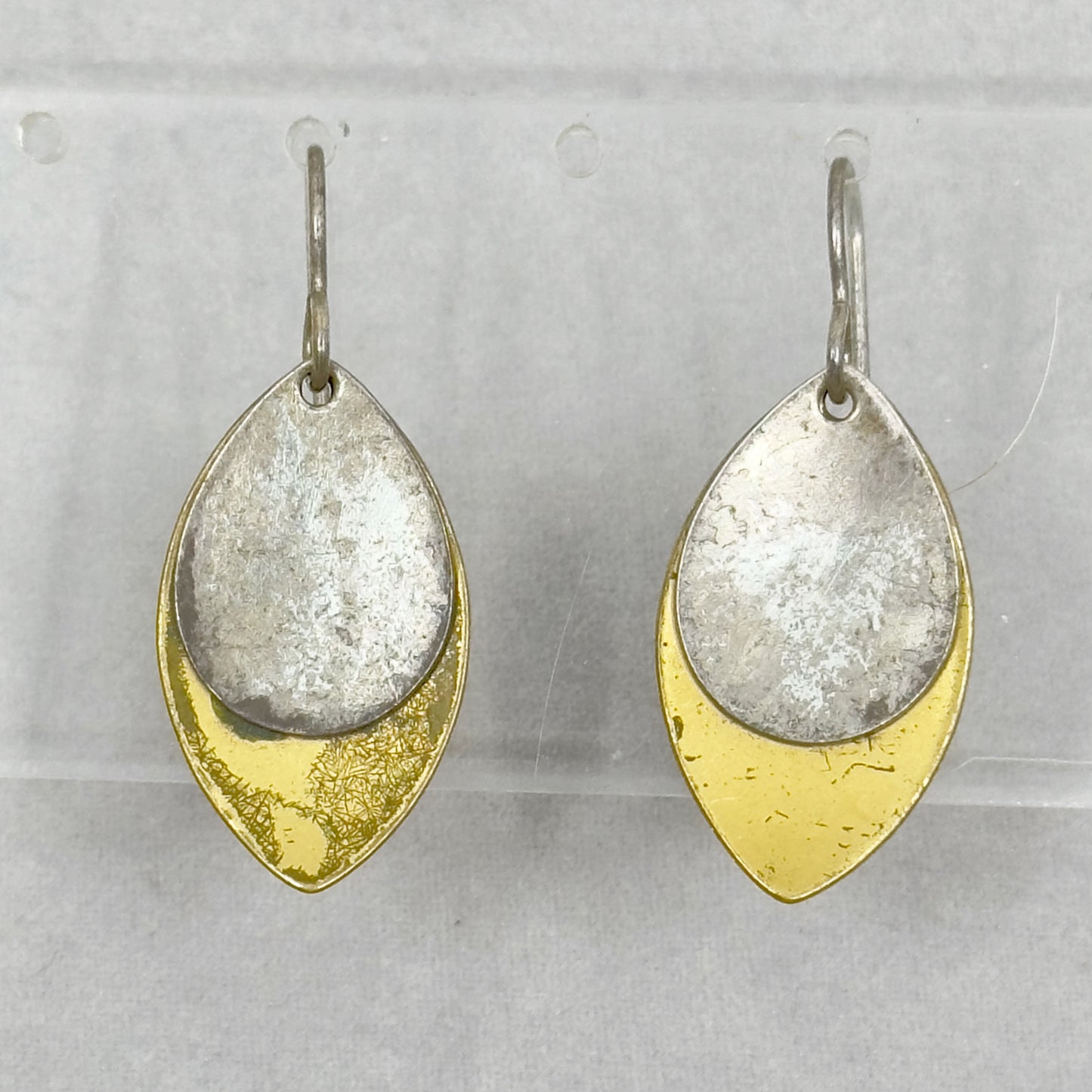 Vintage Marjorie Bear MB SF Mixed Metal earrings GM1159