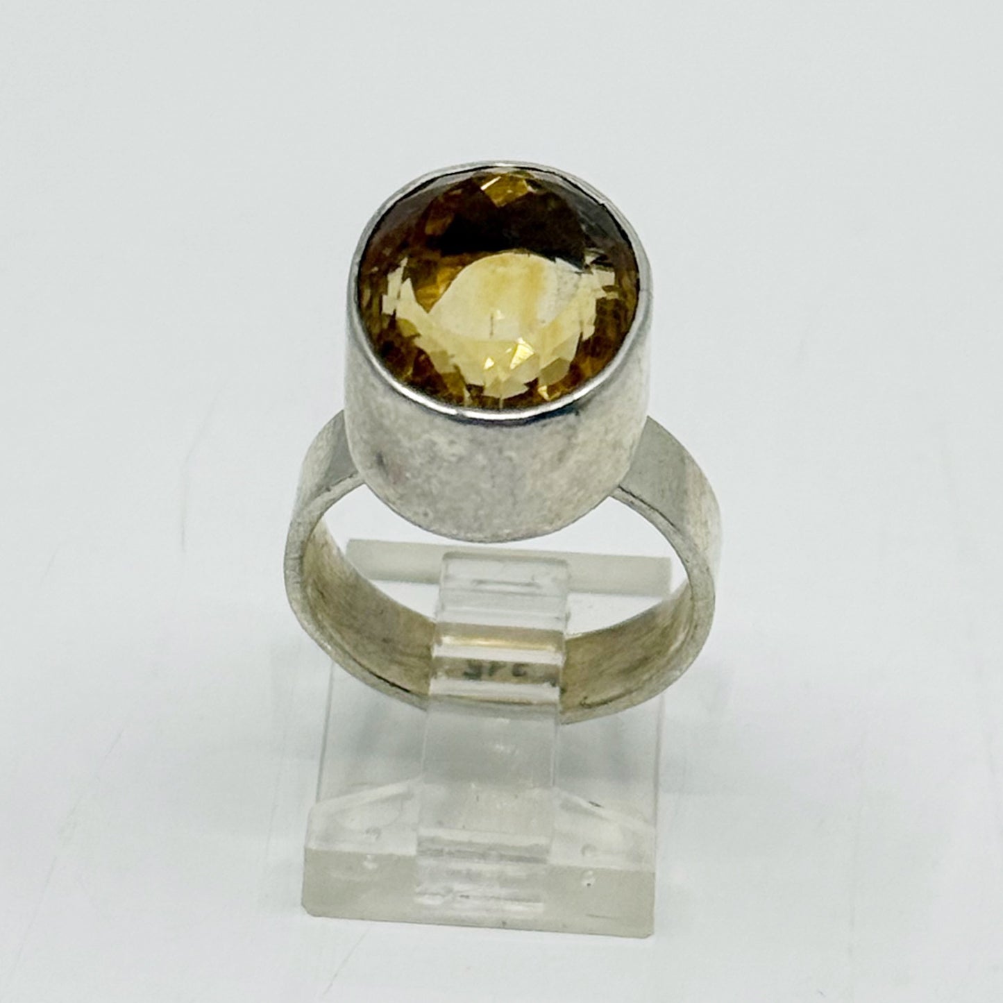 Hand Made sterling silver citrine ring - GM1170