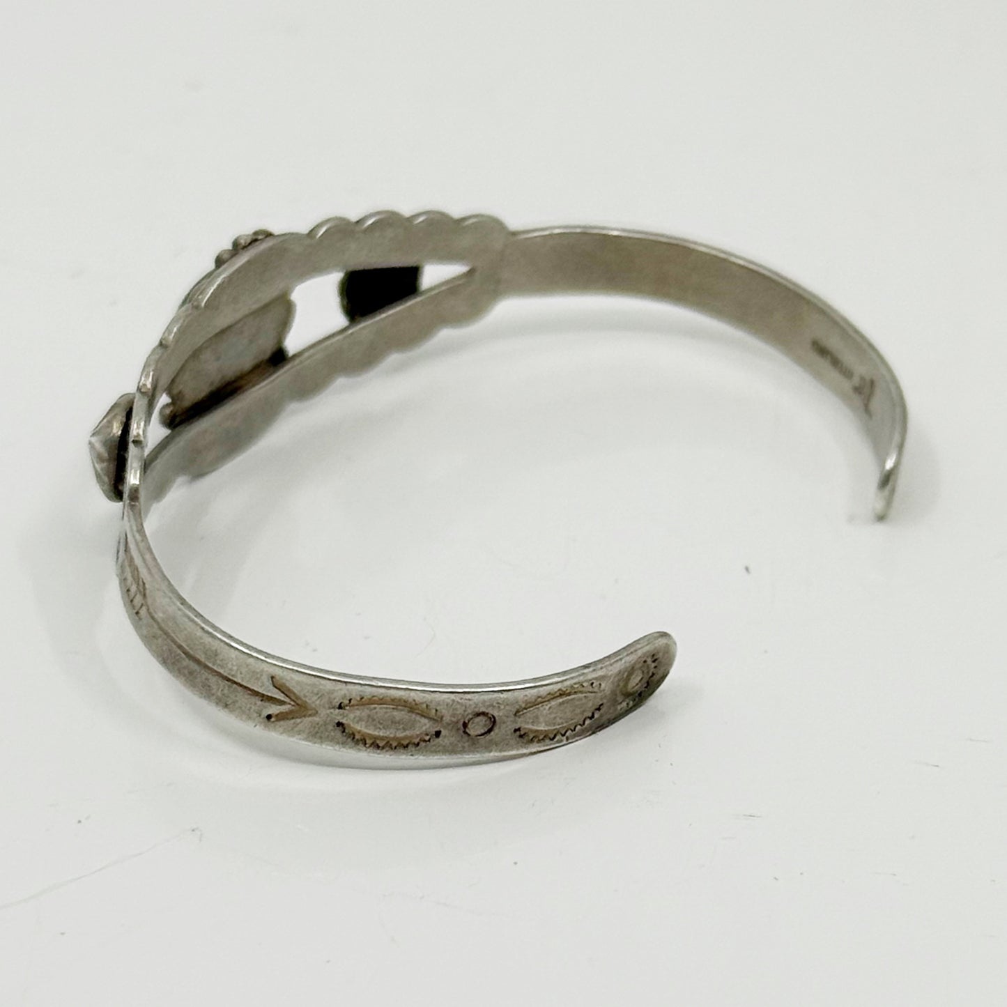 Bell Trading Post sterling silver turquoise cuff bracelet - GM1179