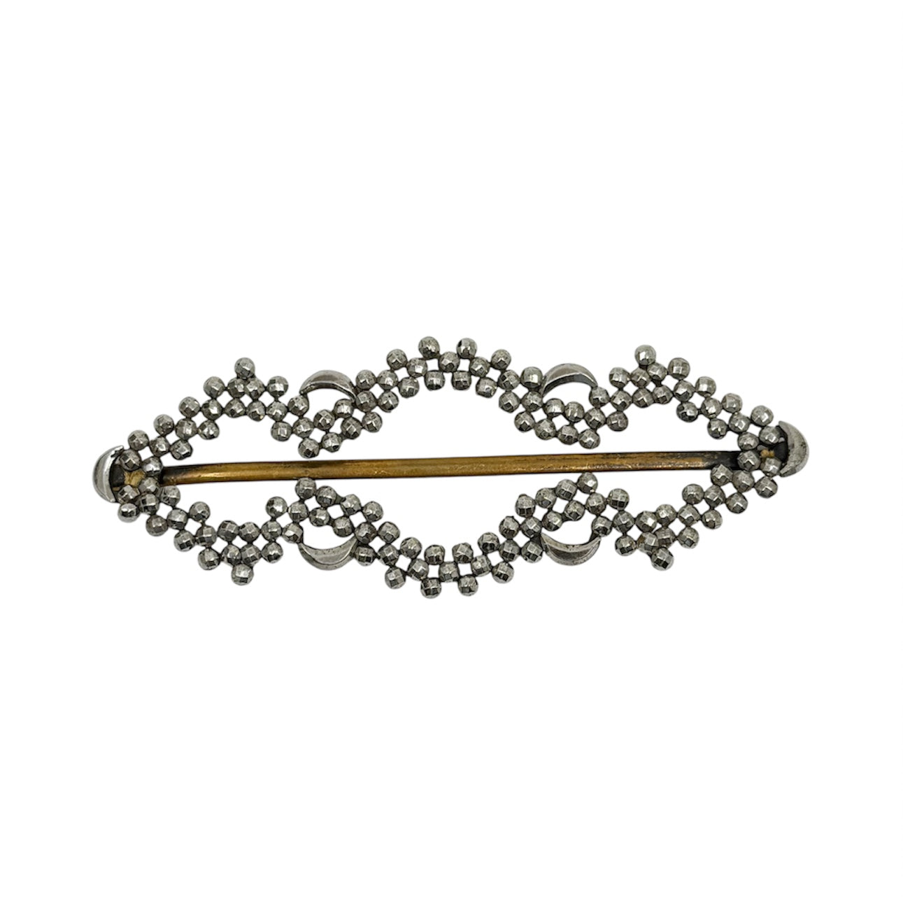 early Victorian steel cut Belt brass Buckle - GM3012