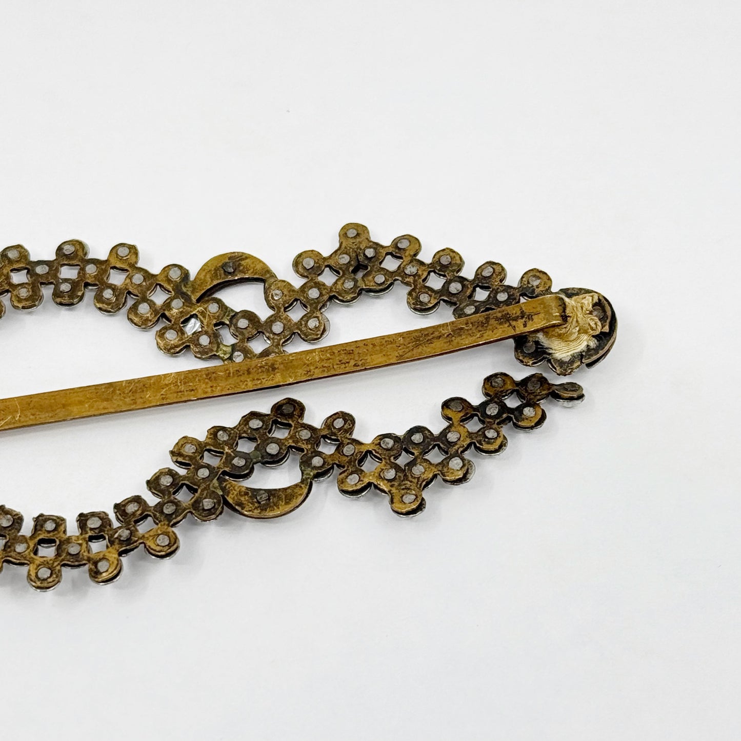 early Victorian steel cut Belt brass Buckle - GM3012
