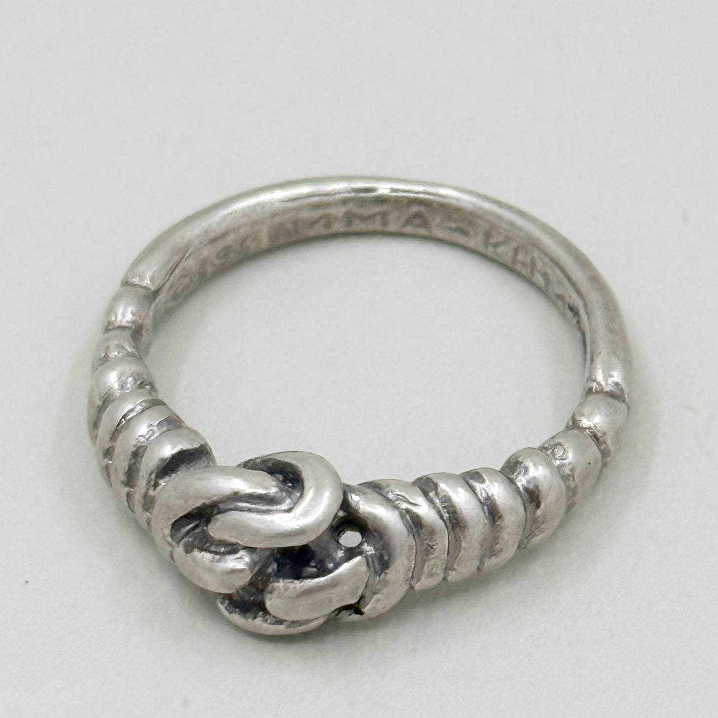 MMA Metropolitan Museum of Art sterling silver knot ring - GM120