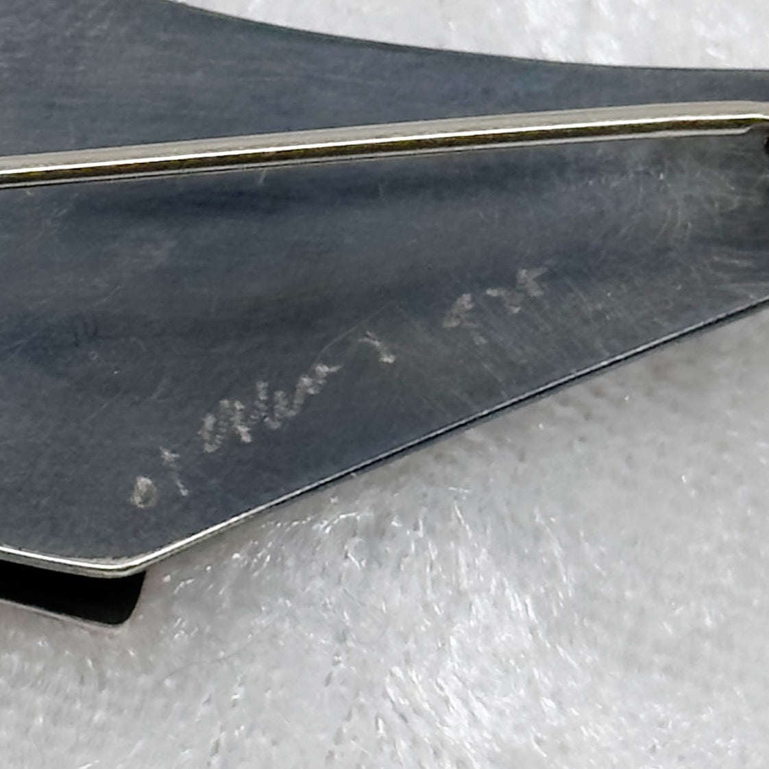 Designer Signed Hand Made sterling silver niello brooch - GM125