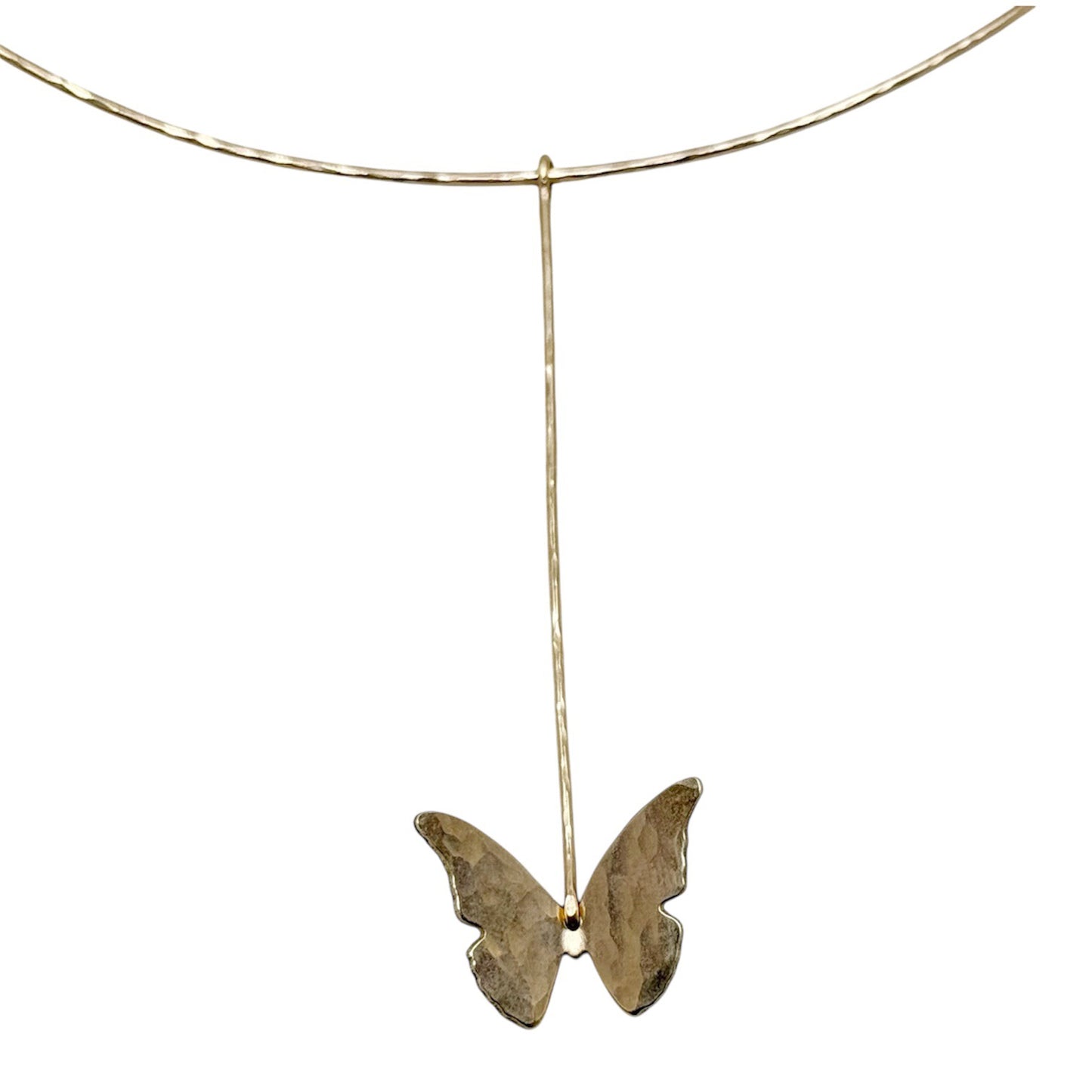 Hand Made 14k gold filled butterfly pendant necklace - GM148