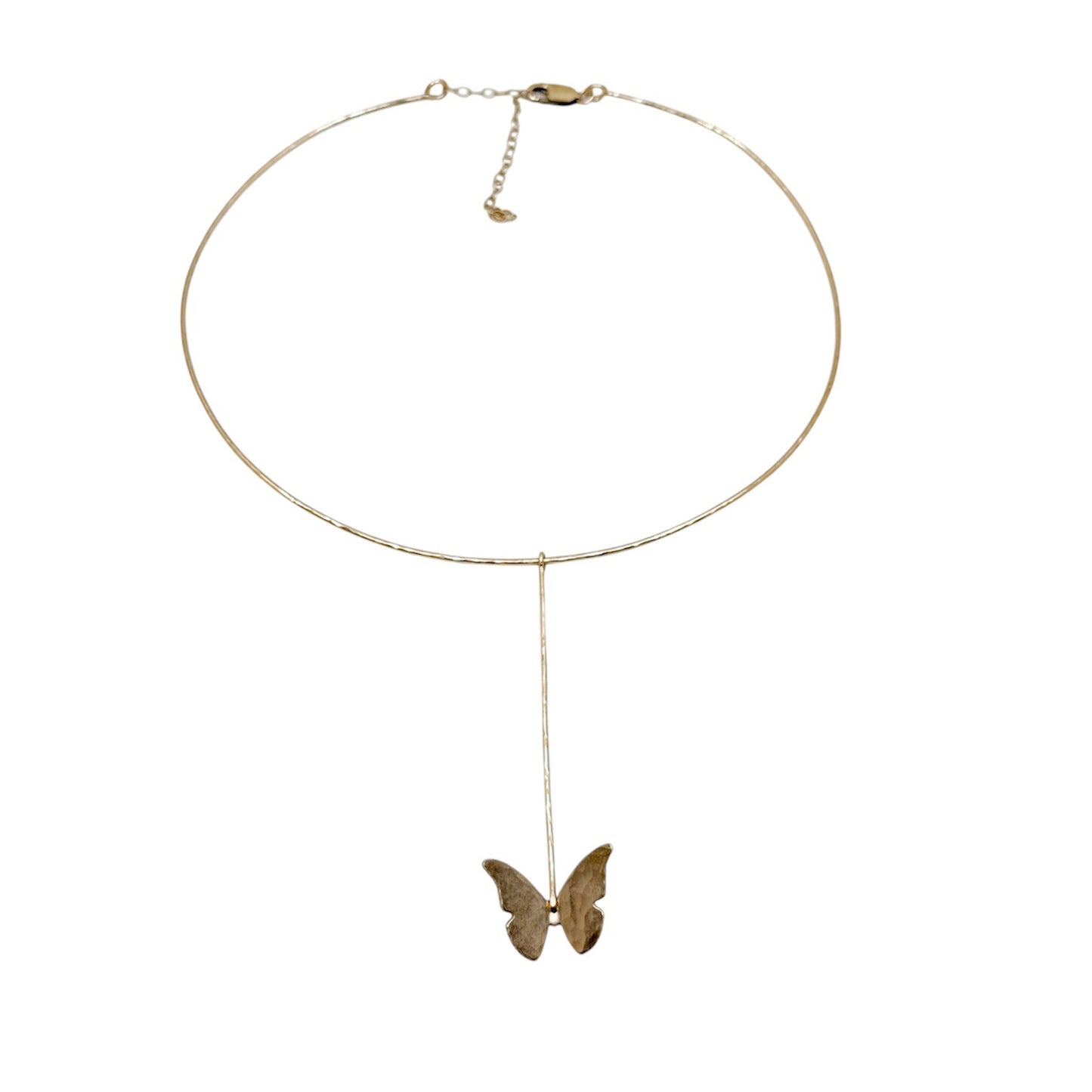 Hand Made 14k gold filled butterfly pendant necklace - GM148