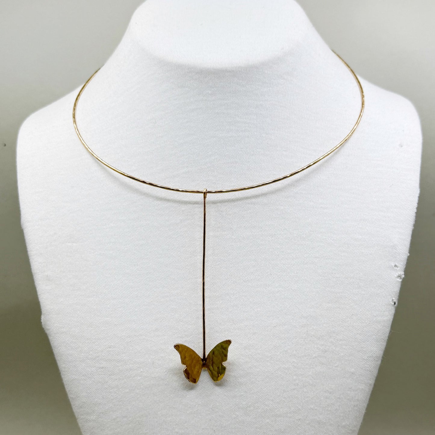 Hand Made 14k gold filled butterfly pendant necklace - GM148