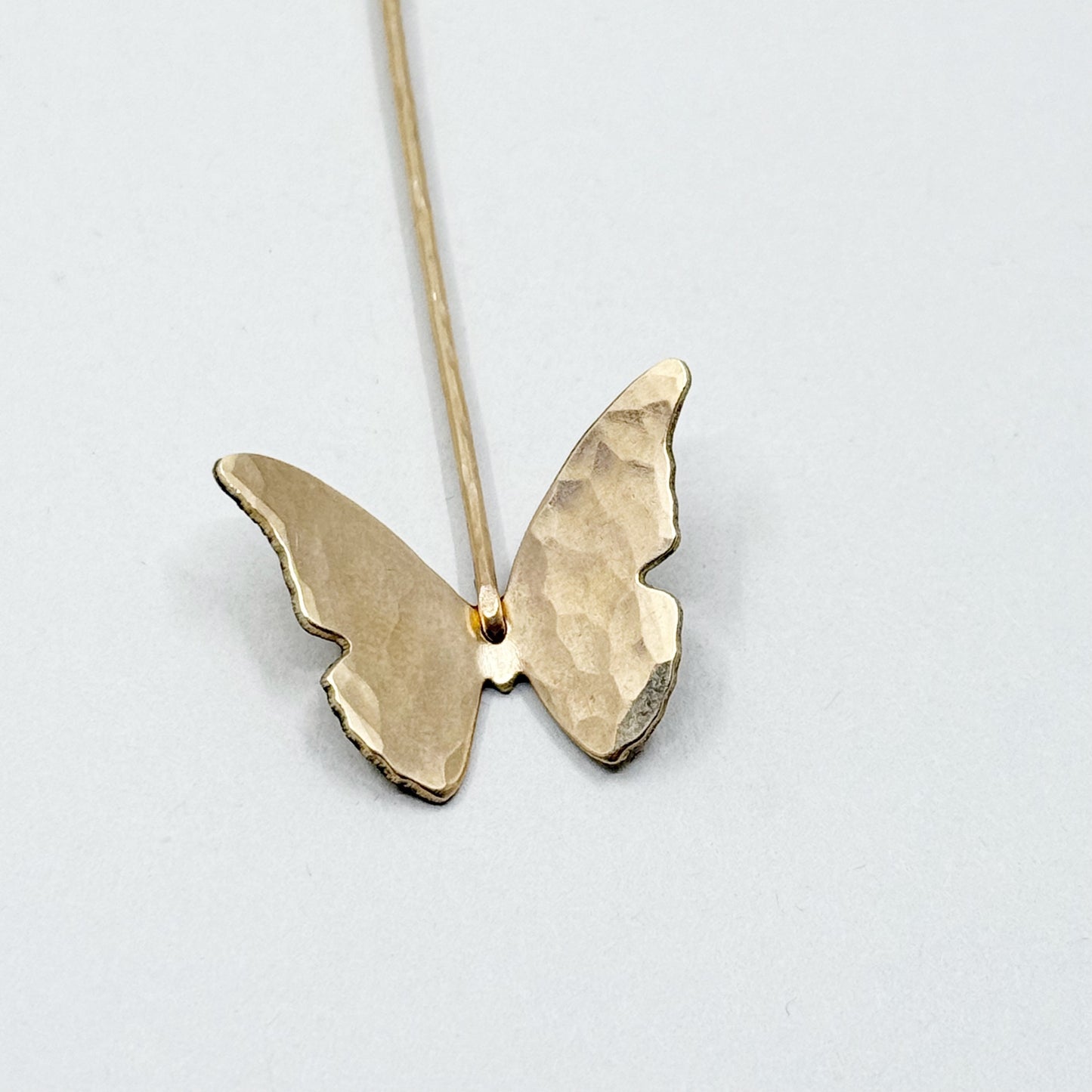 Hand Made 14k gold filled butterfly pendant necklace - GM148