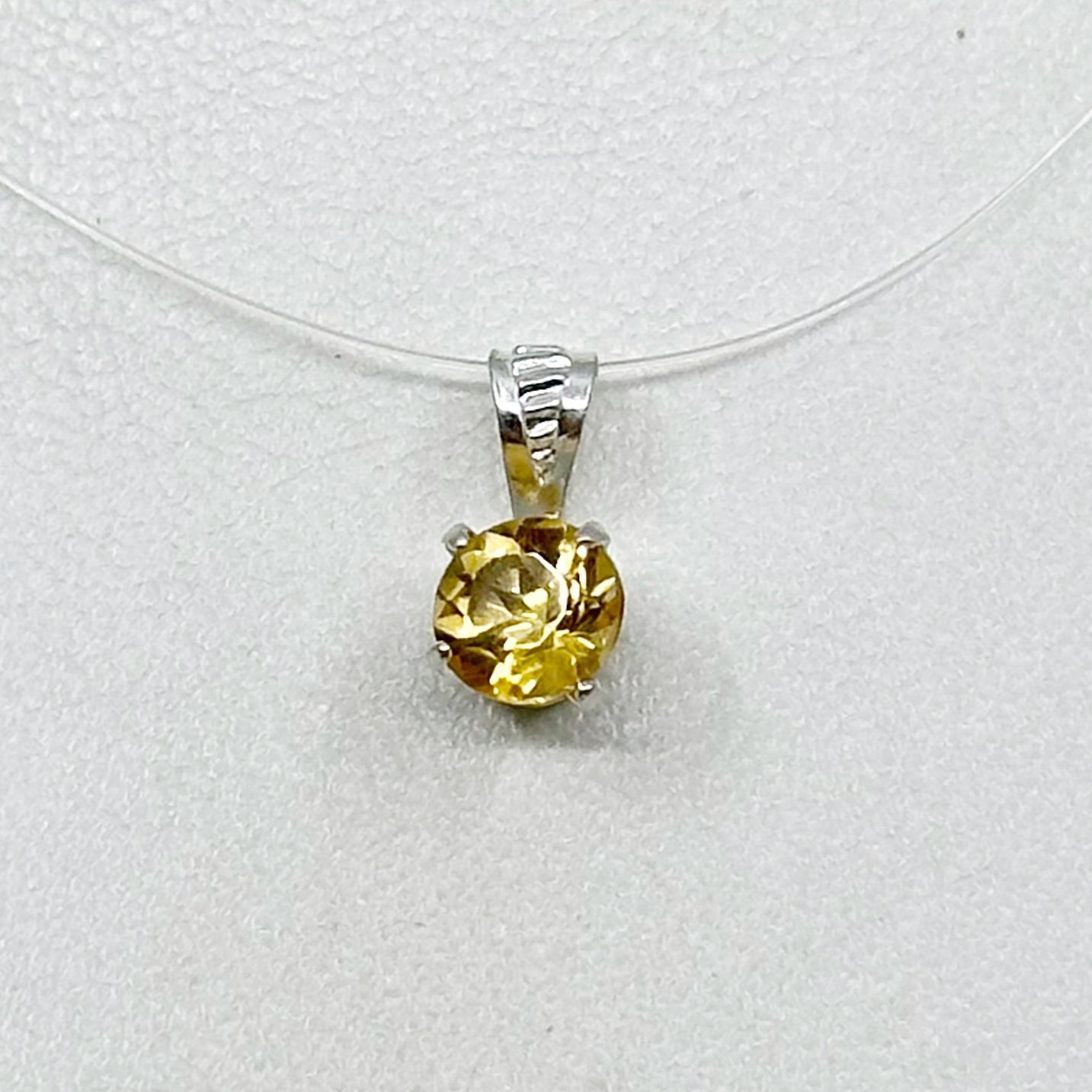 Sterling silver Citrine Pendant - GM150