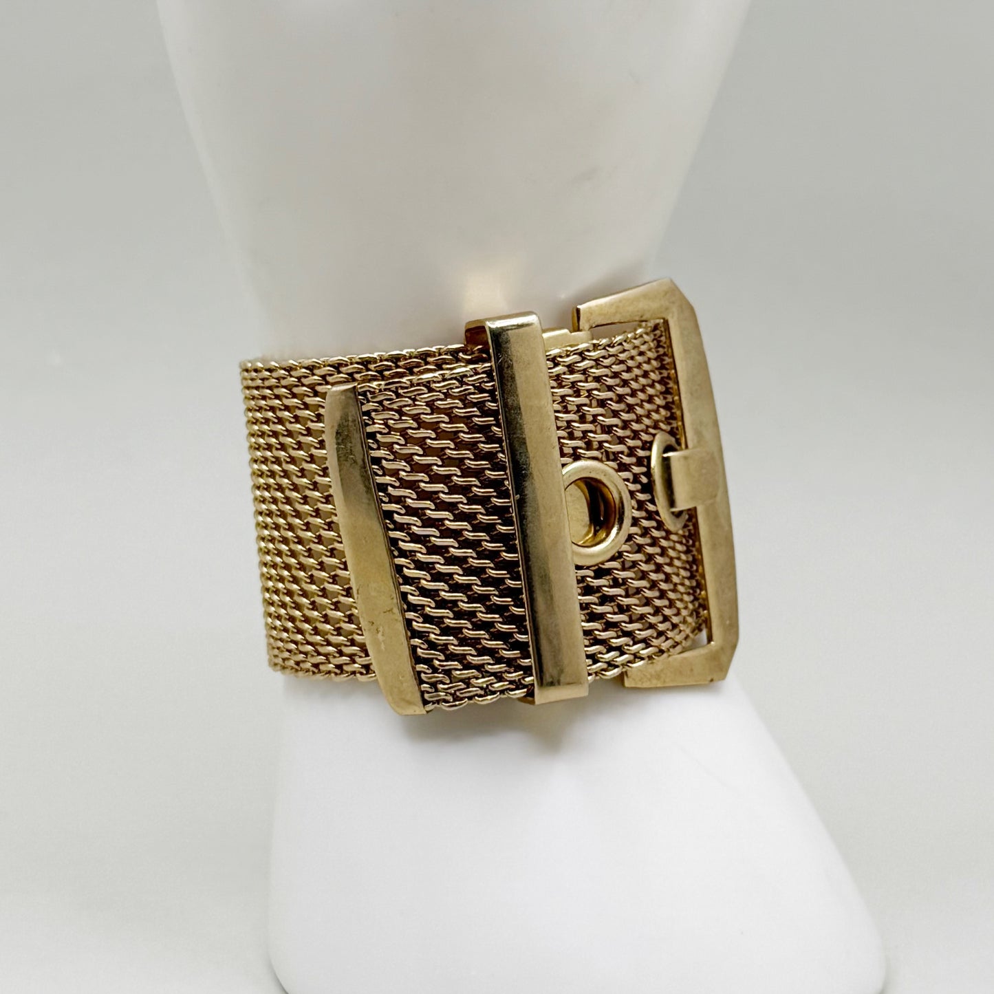 Vintage Gold tone belt mesh bracelet - GM1501
