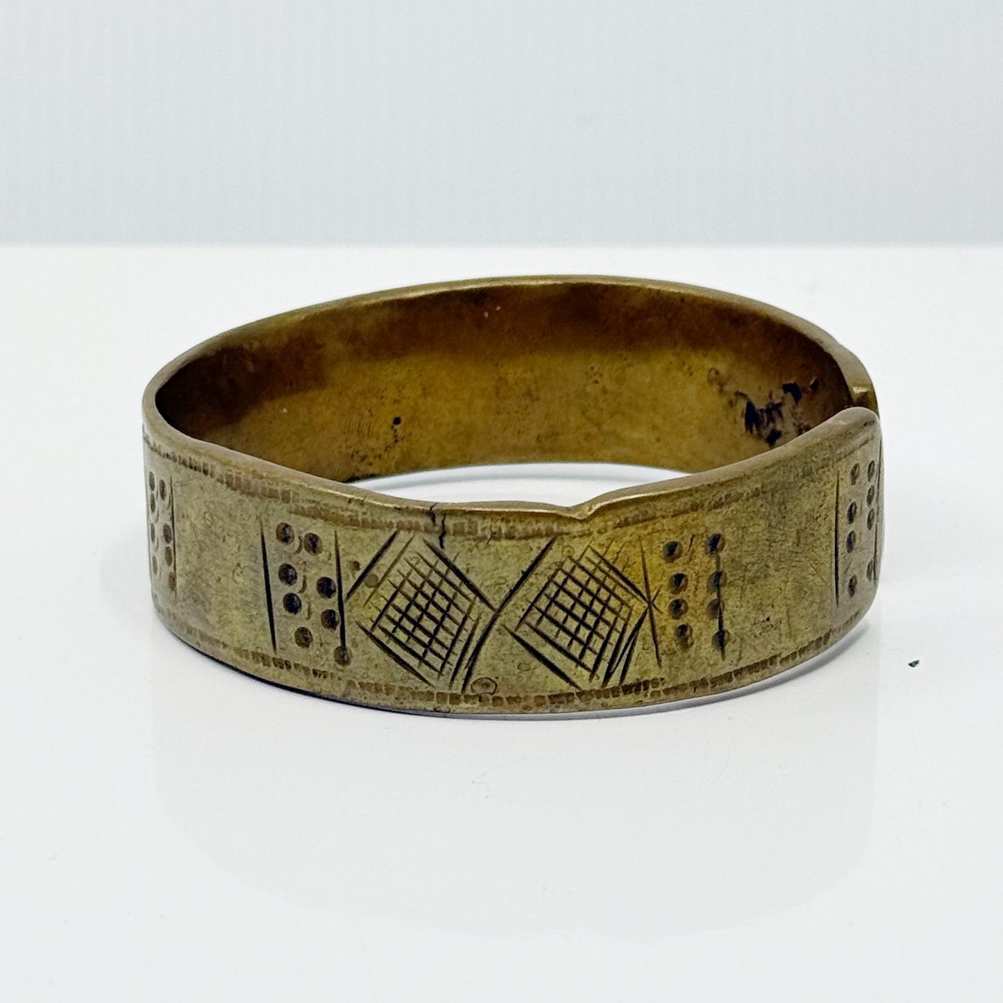 Vintage bronze African dogon mali tribe bracelet - GM1511