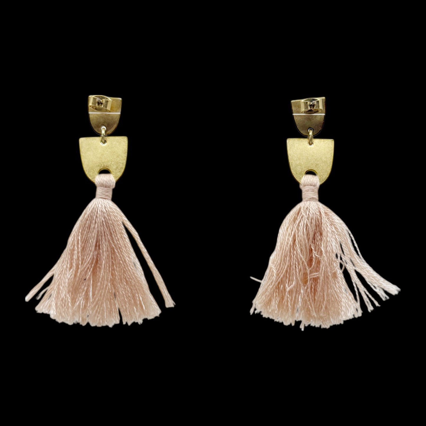Fashion Gold tone string tassel drop earrings - GM1540