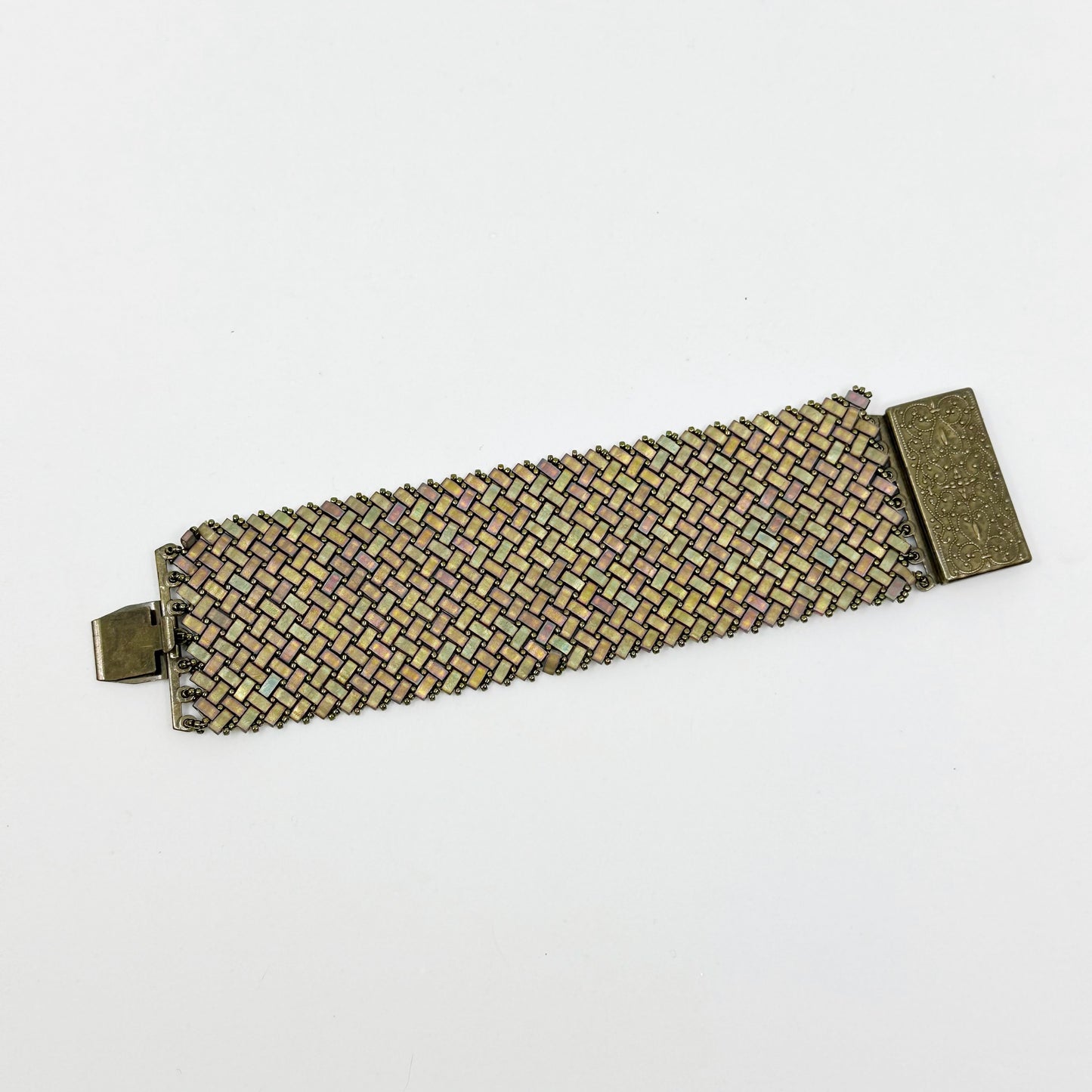 Vintage Copper woven bracelet GM1570