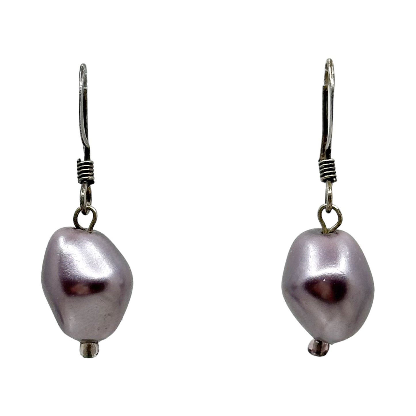Sterling silver pearl earrings - GM158