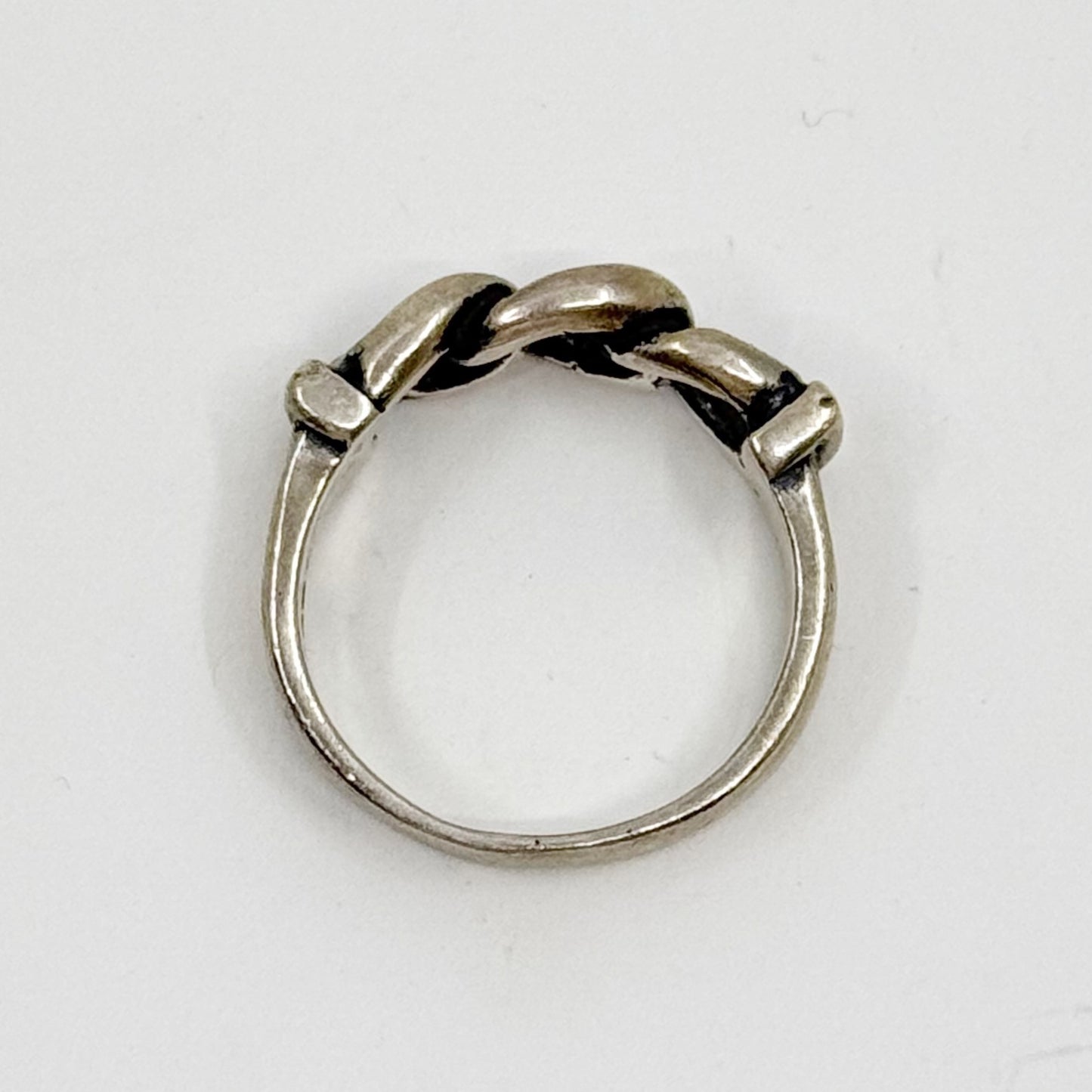 Bold Sterling Silver link ring - GM183