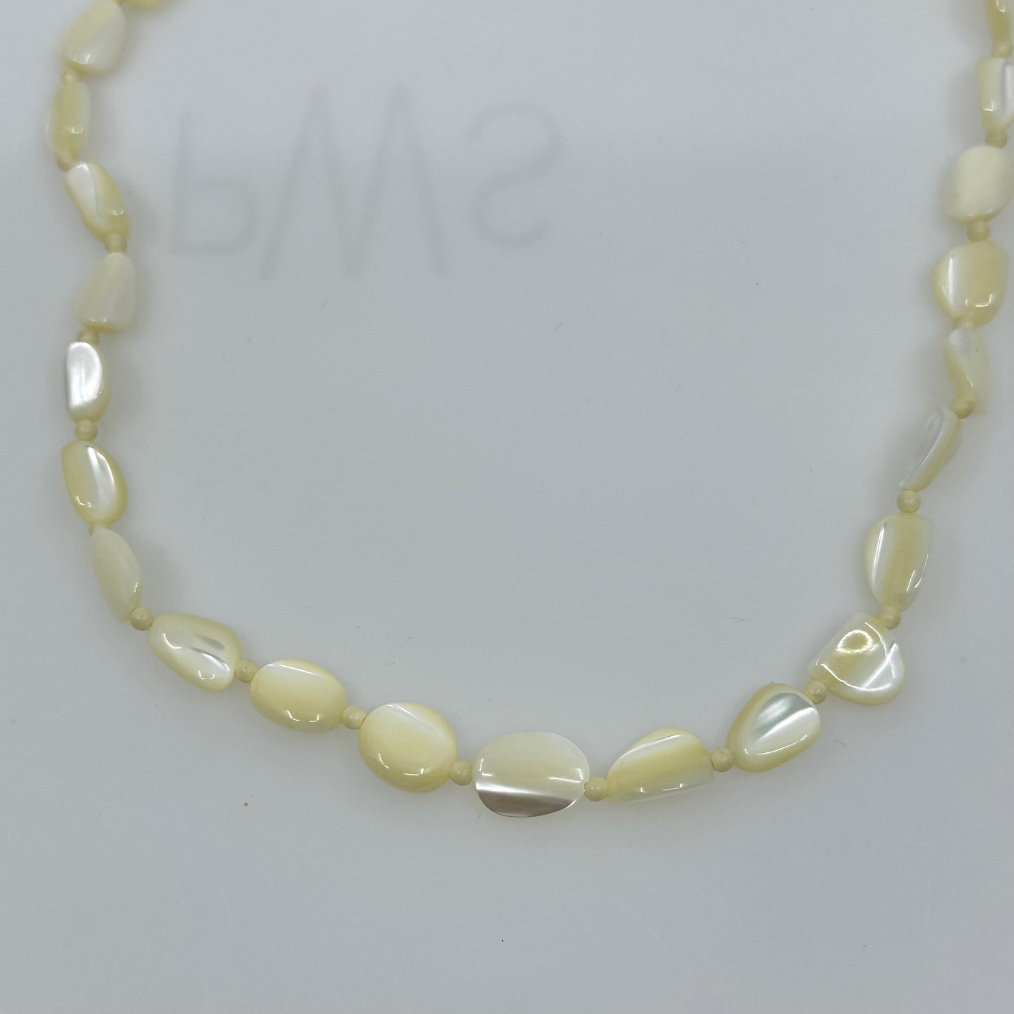 Hand Made Mother of Pearl beads necklace