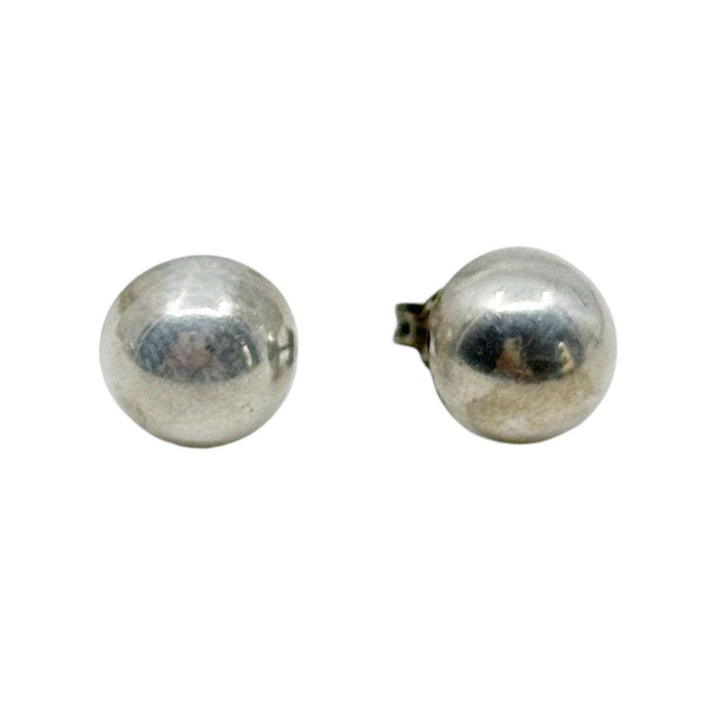 sterling silver half Dome stud earrings - GM210
