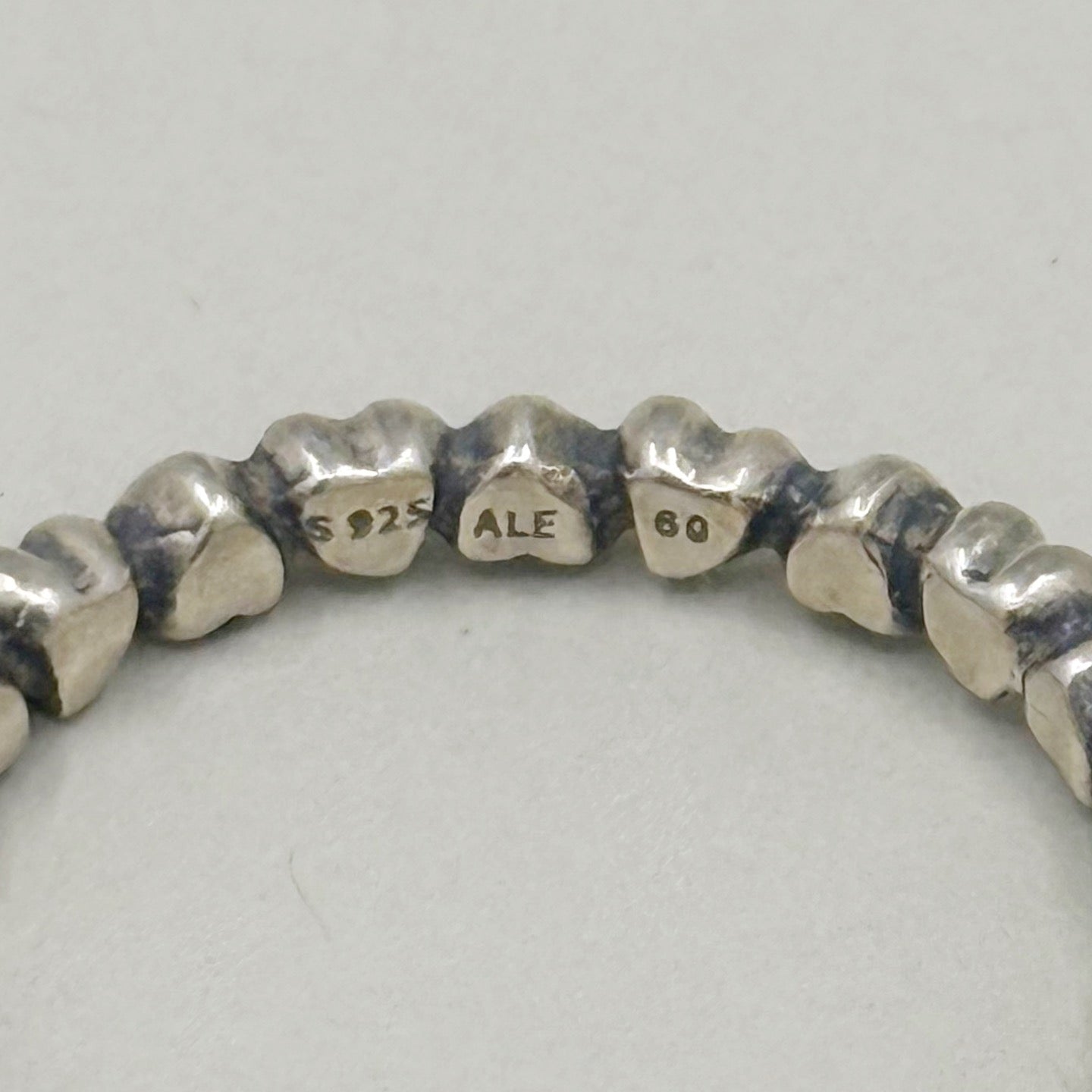 Pandora sterling silver heart band ring - GM216