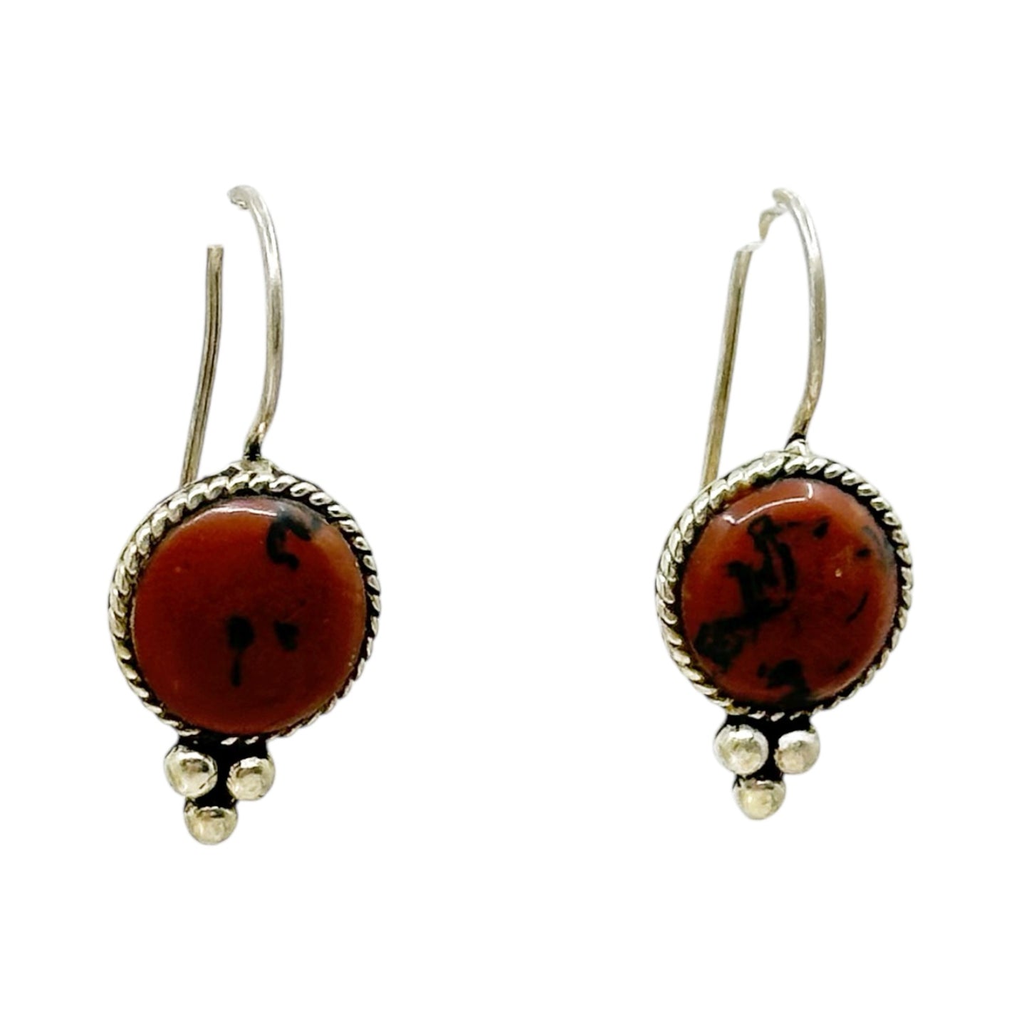 Sterling silver Jasper earrings - GM217