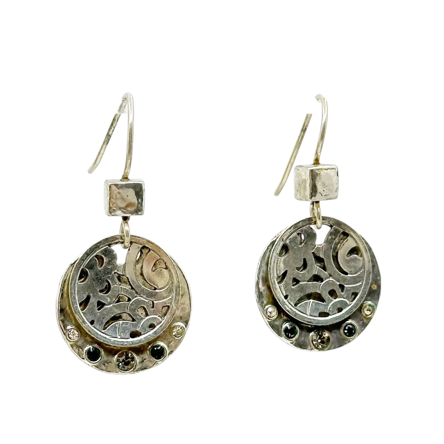 Brighton Bora Bora silver tone earrings - GM231