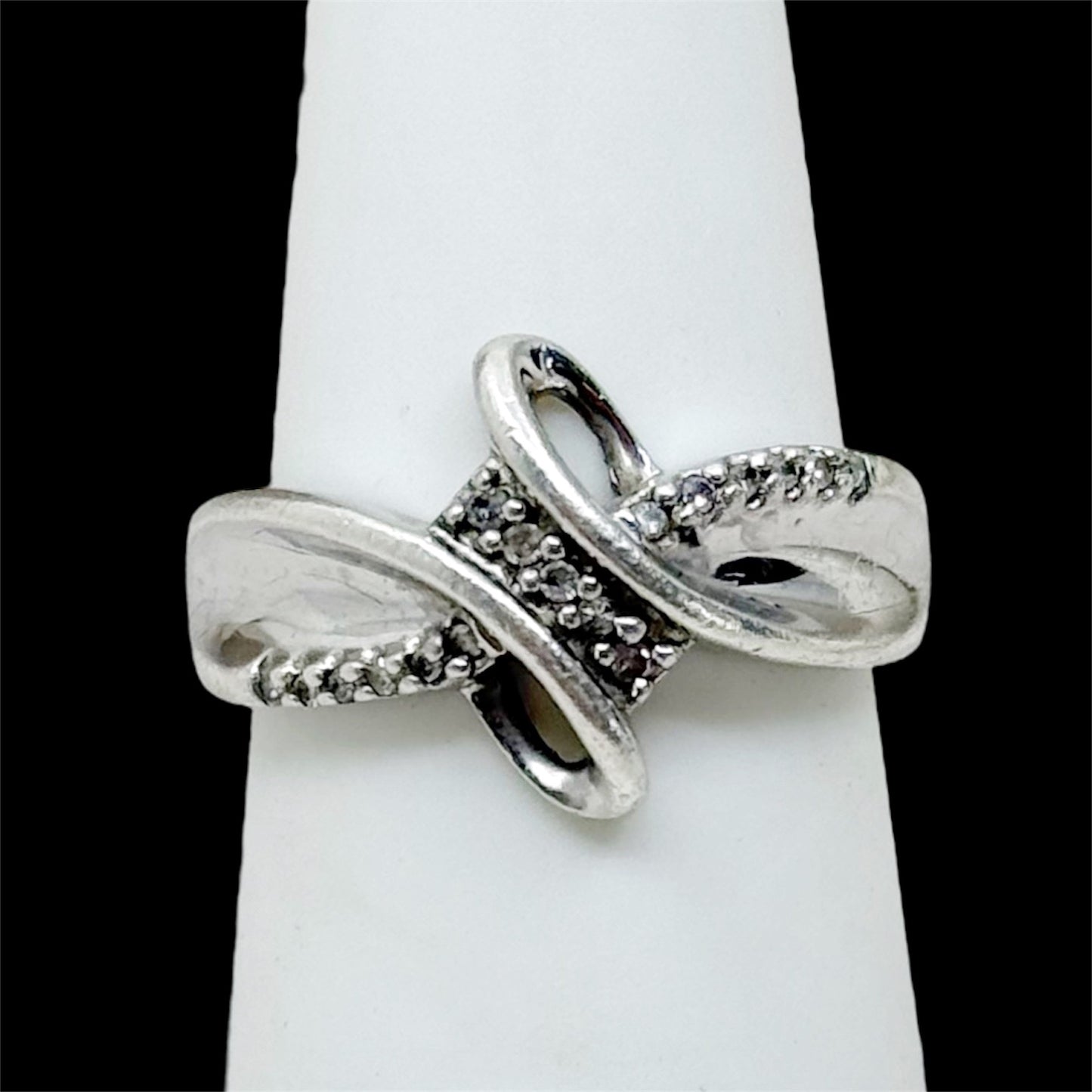 SUN sterling silver Diamond ring - GM272