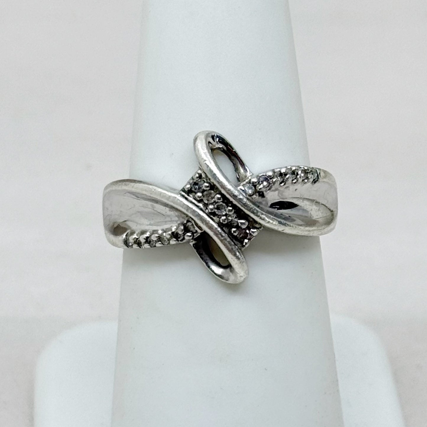 SUN sterling silver Diamond ring - GM272