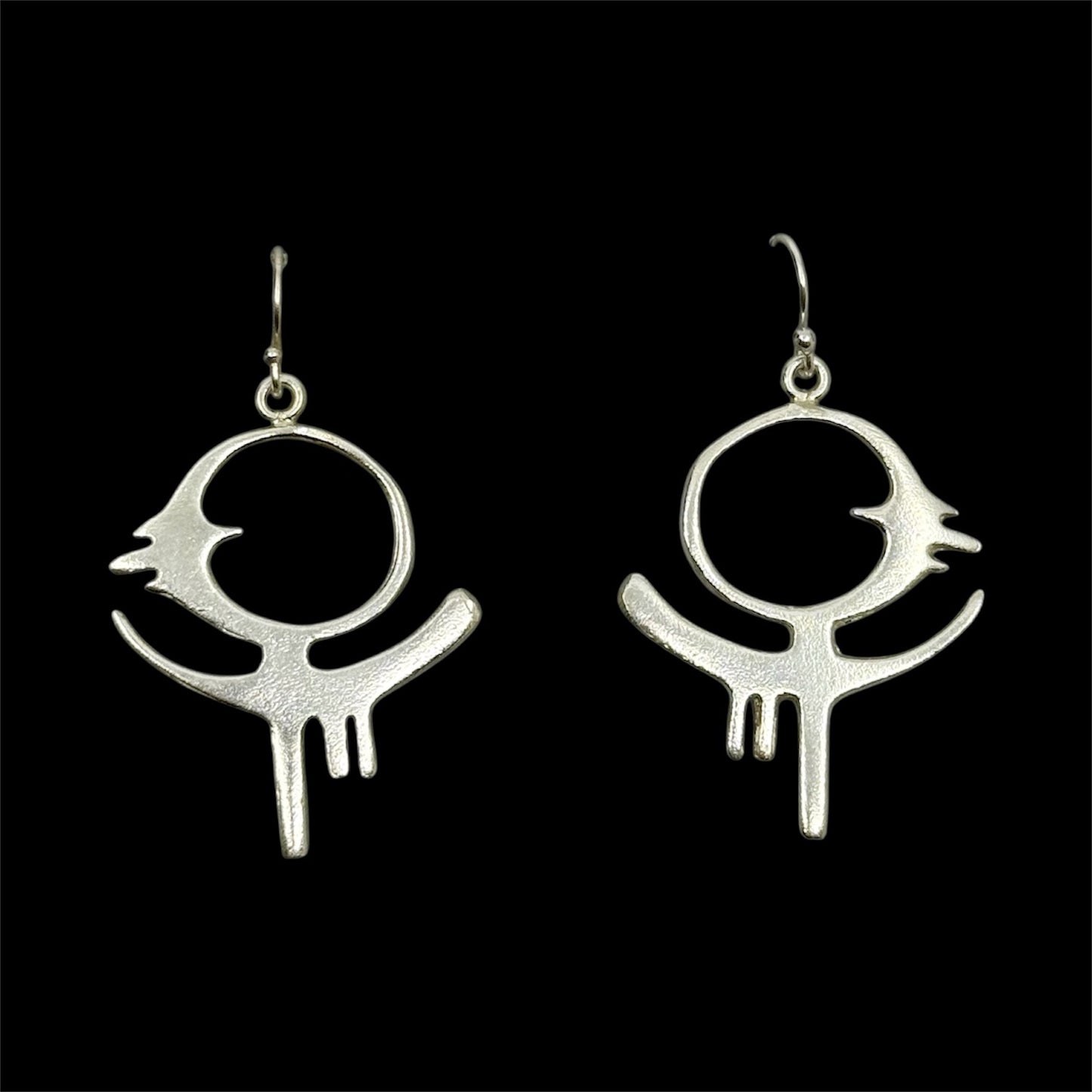 Sterling Silver thunderbird earrings