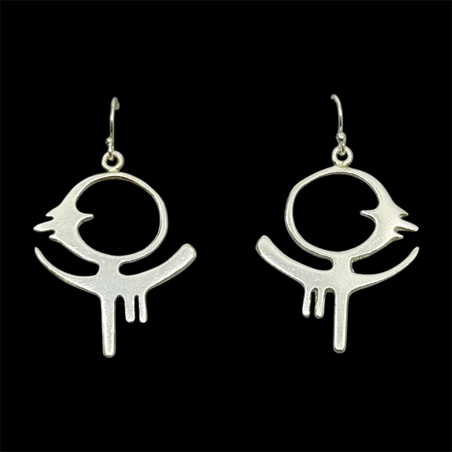 Sterling Silver thunderbird earrings