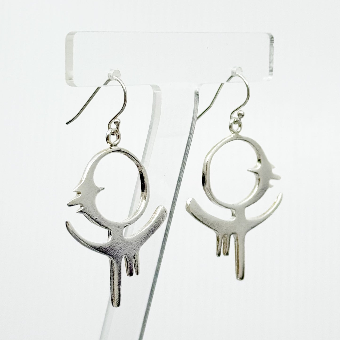 Sterling Silver thunderbird earrings