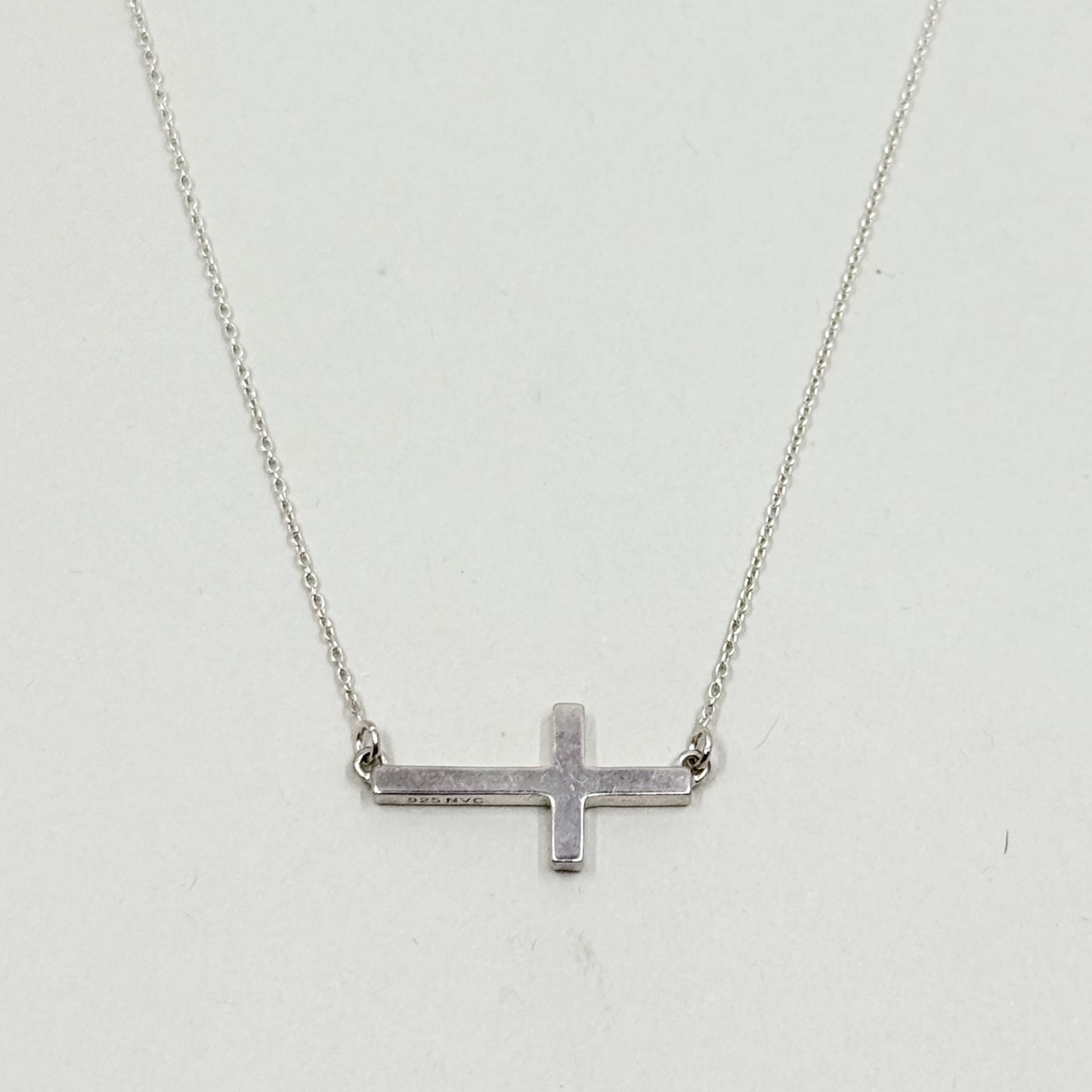 sterling silver cross necklace - GM300