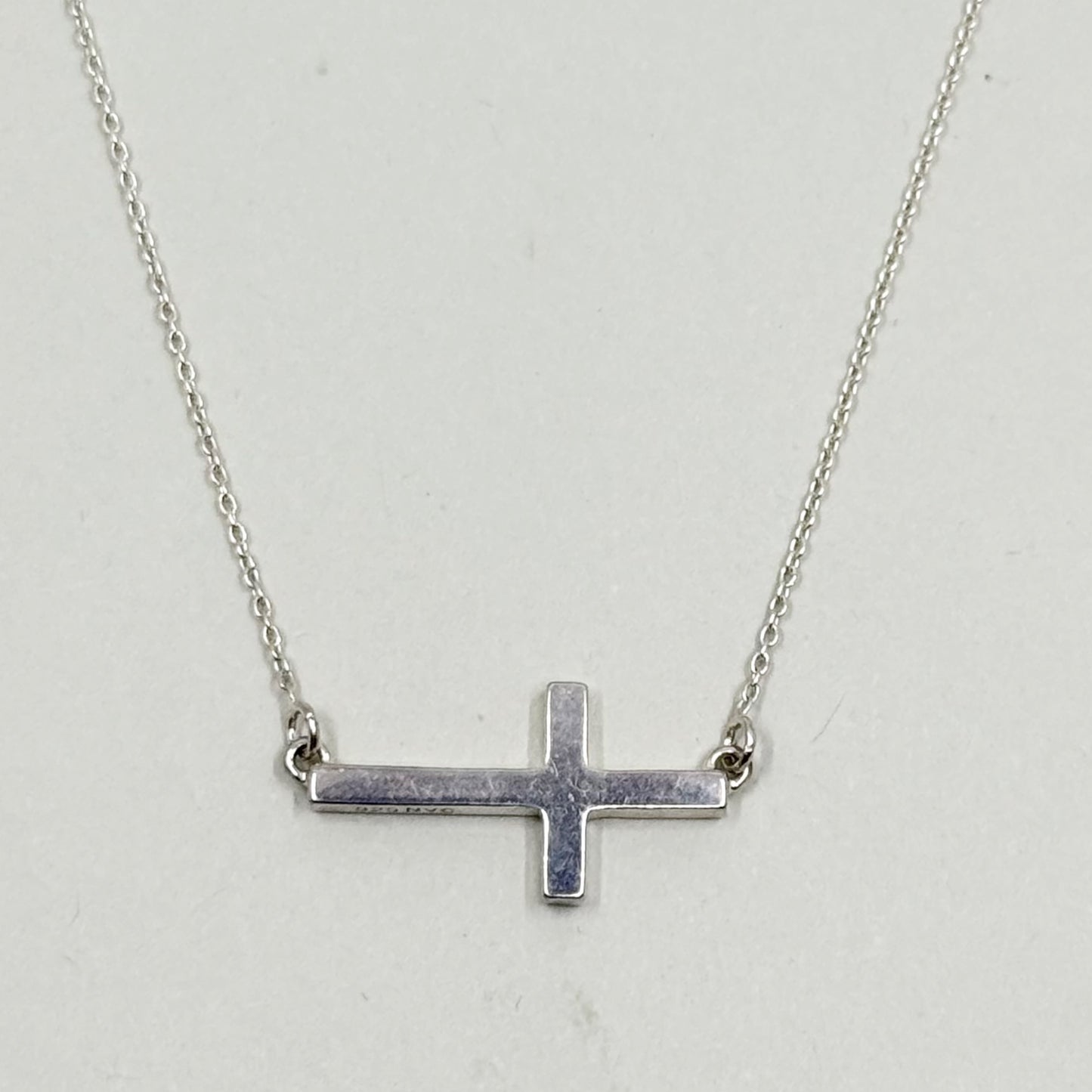 sterling silver cross necklace - GM300