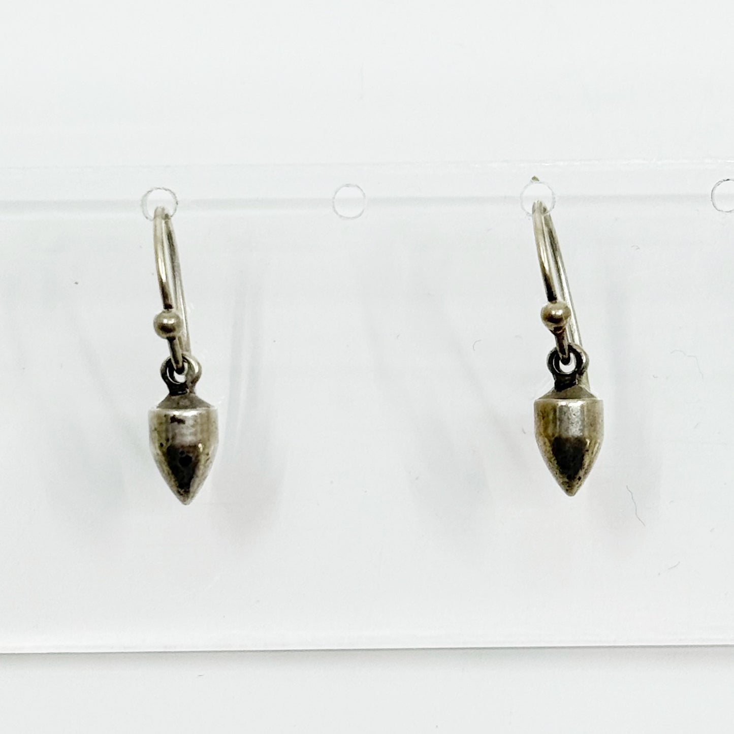 Hand Made sterling silver bead cone drop earrings GM836