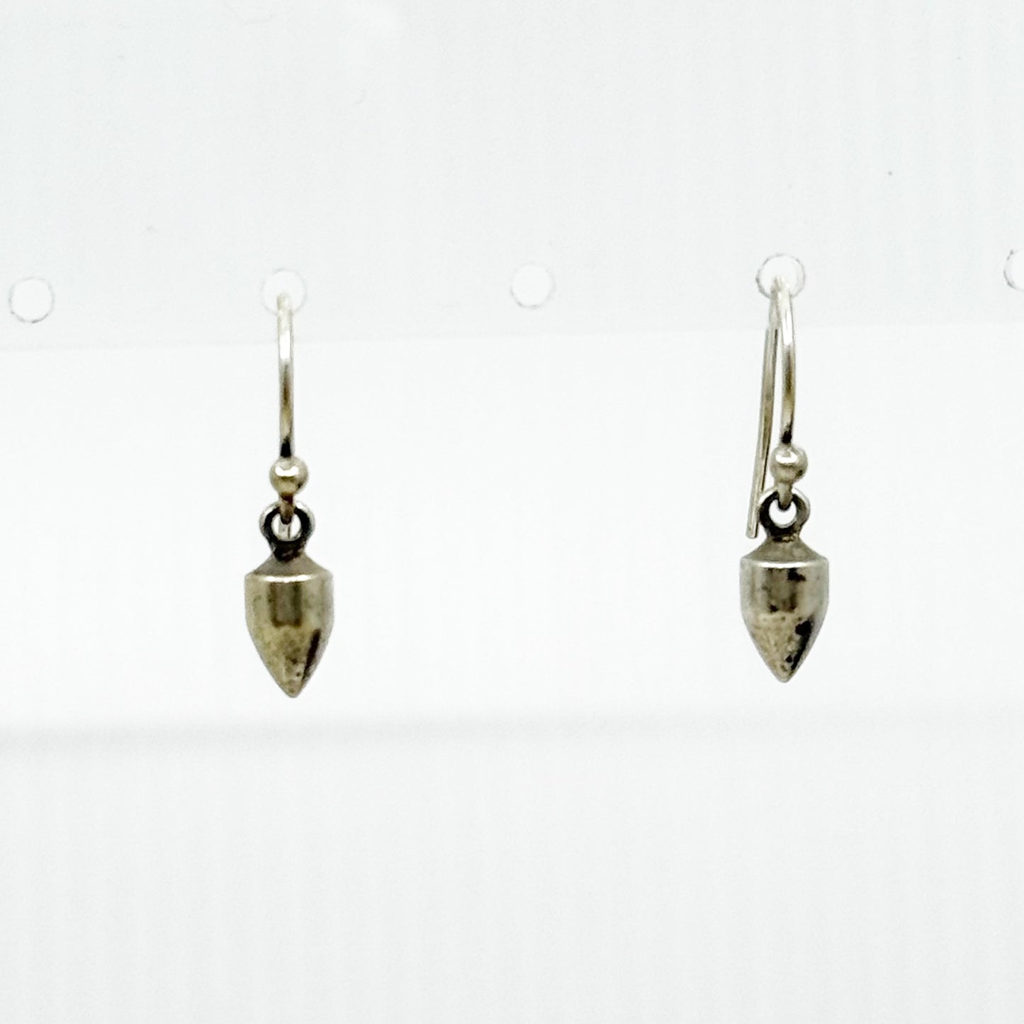Hand Made sterling silver bead cone drop earrings GM836
