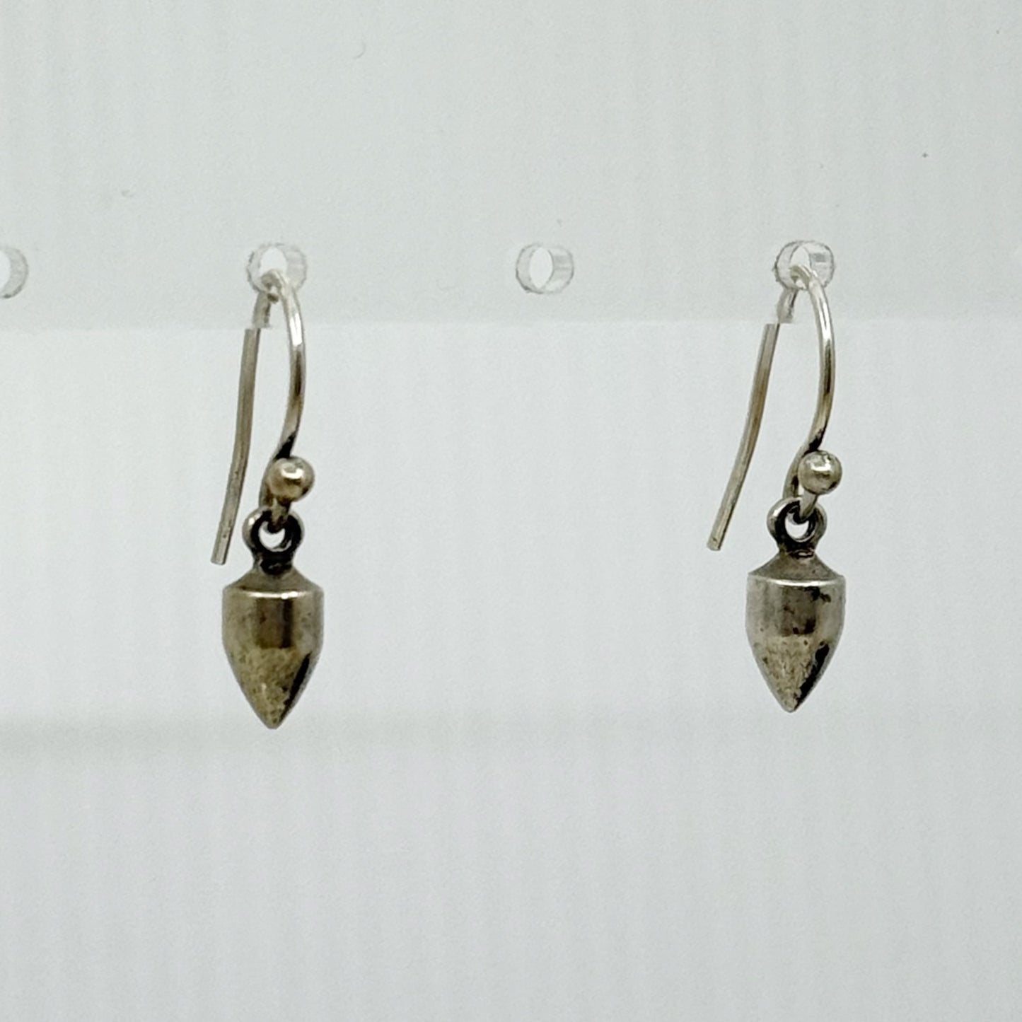 Hand Made sterling silver bead cone drop earrings GM836