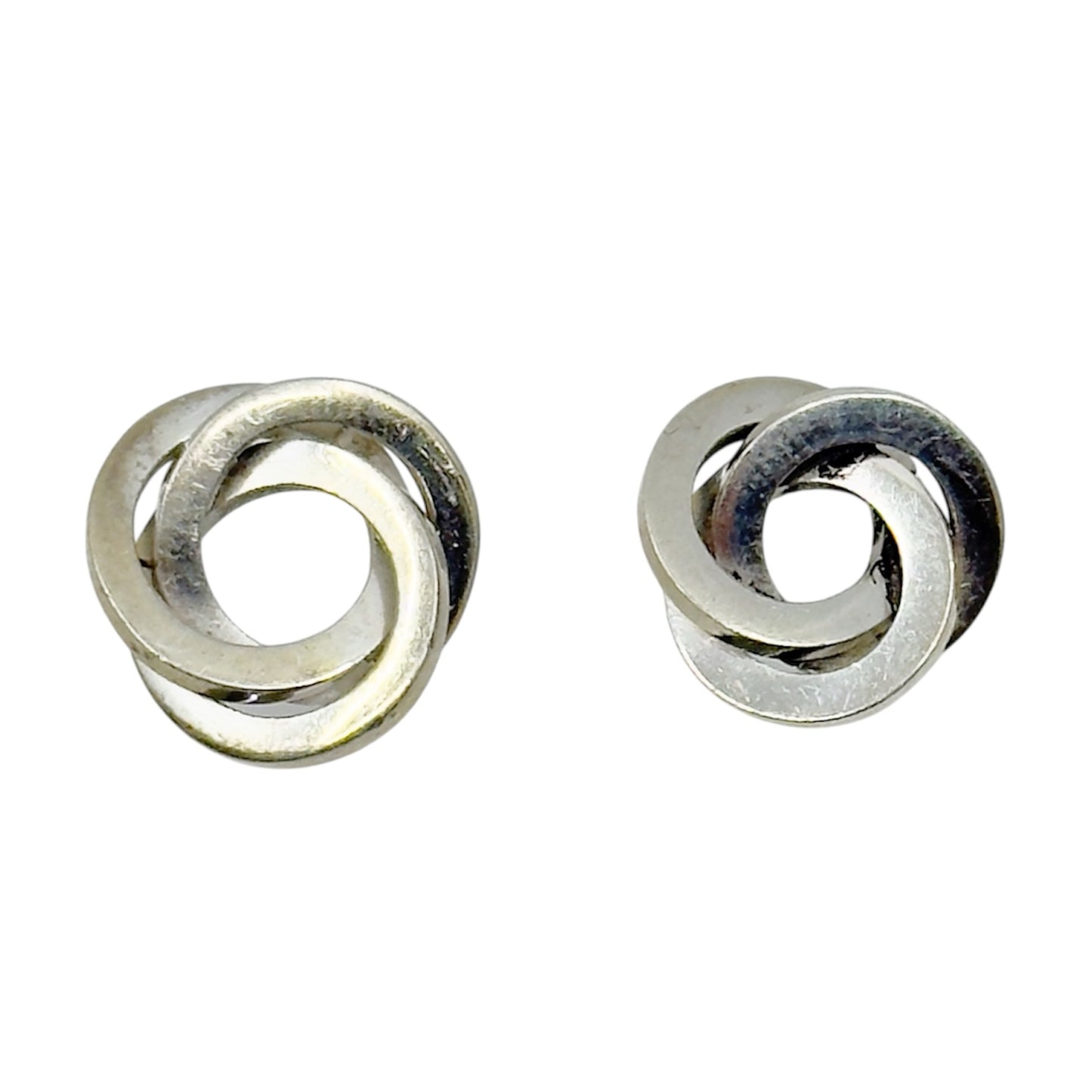 sterling silver love knot stud earrings GM846