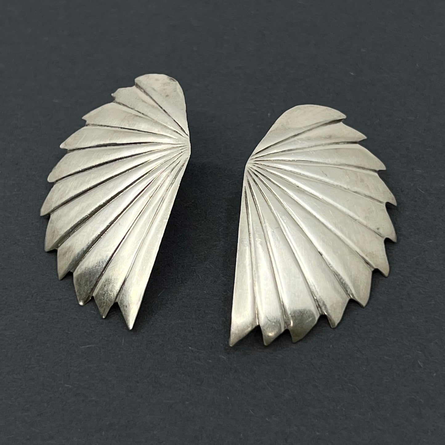 vintage Zuni sterling silver earrings