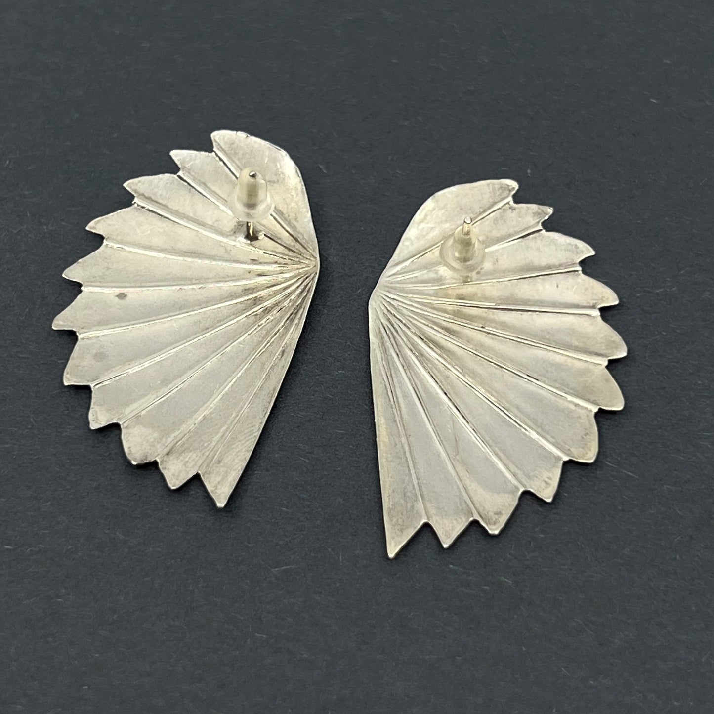 vintage Zuni sterling silver earrings