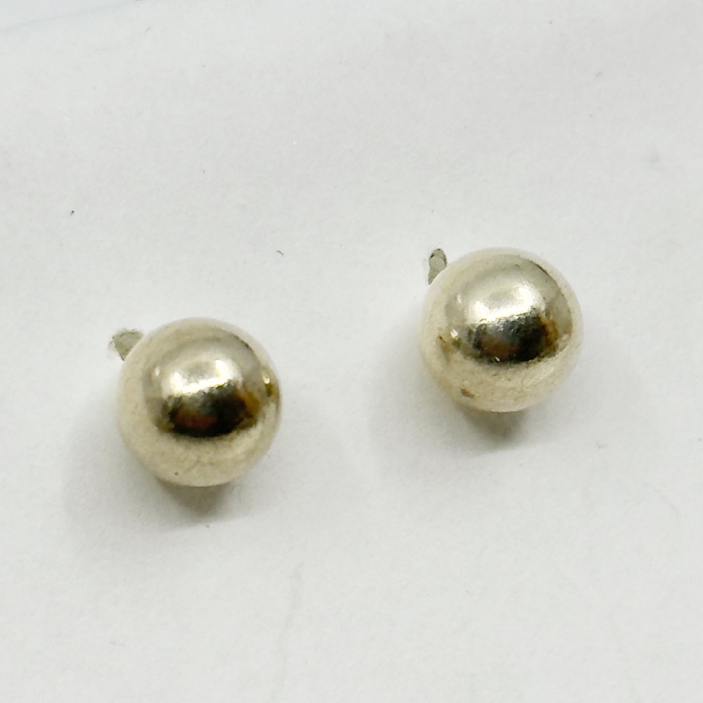 sterling silver bead stud earrings GM860