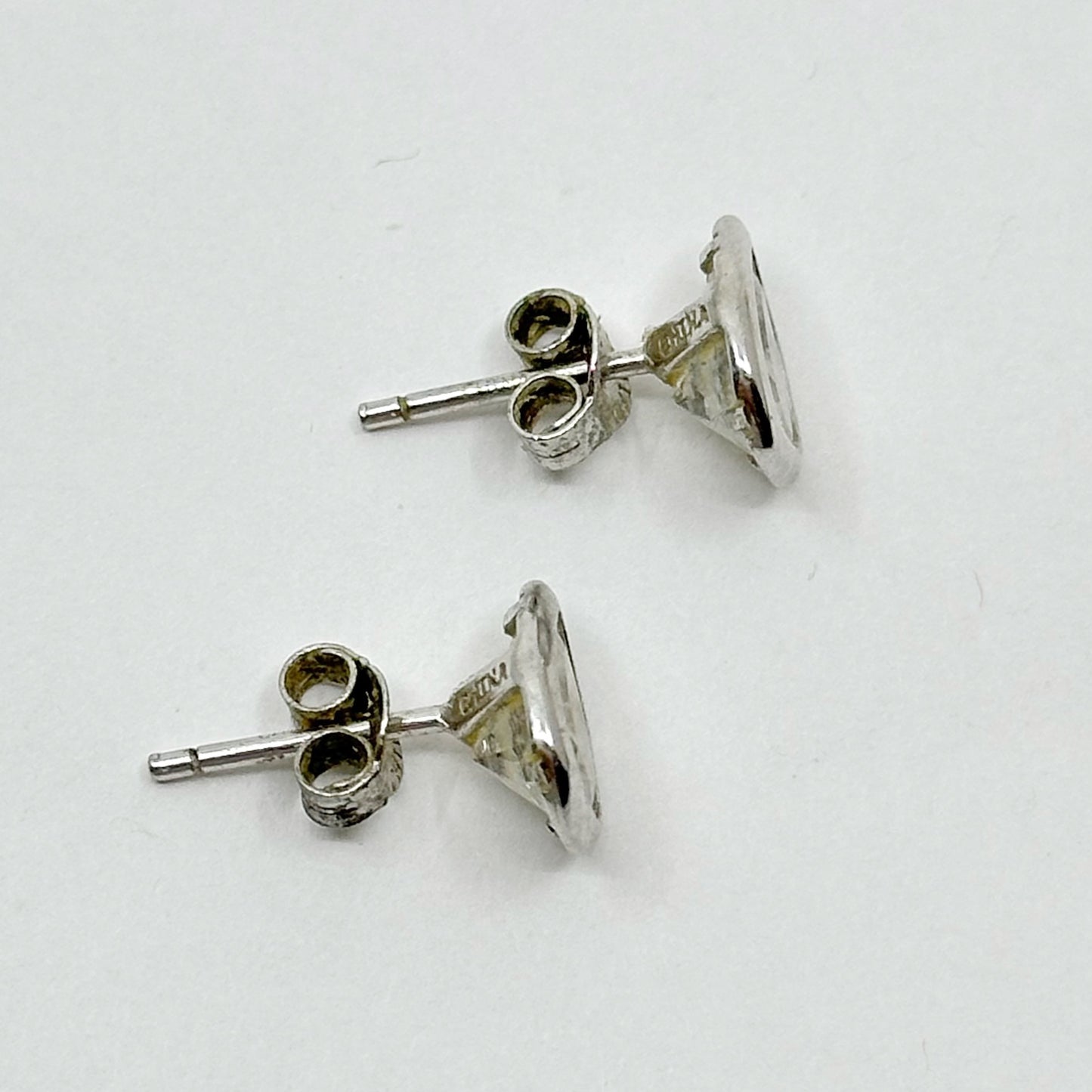 ATI Sterling silver pear cut cubic zirconia stud earrings - GM415